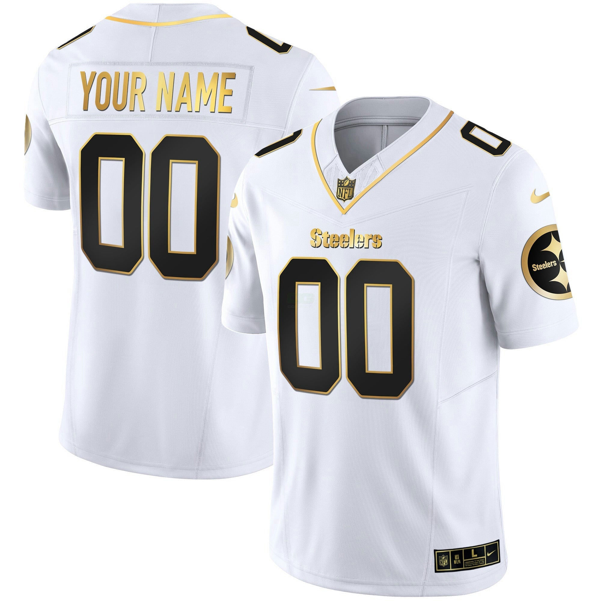Camisa NFL Dourada Vapor Jersey V2