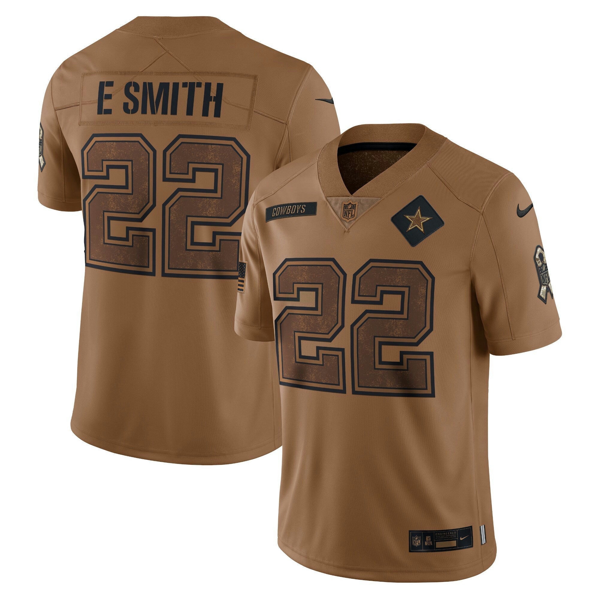 Camisa NFL Emmitt Smith Dallas 2023 Salute To Service Limited Jersey - Salute To Service