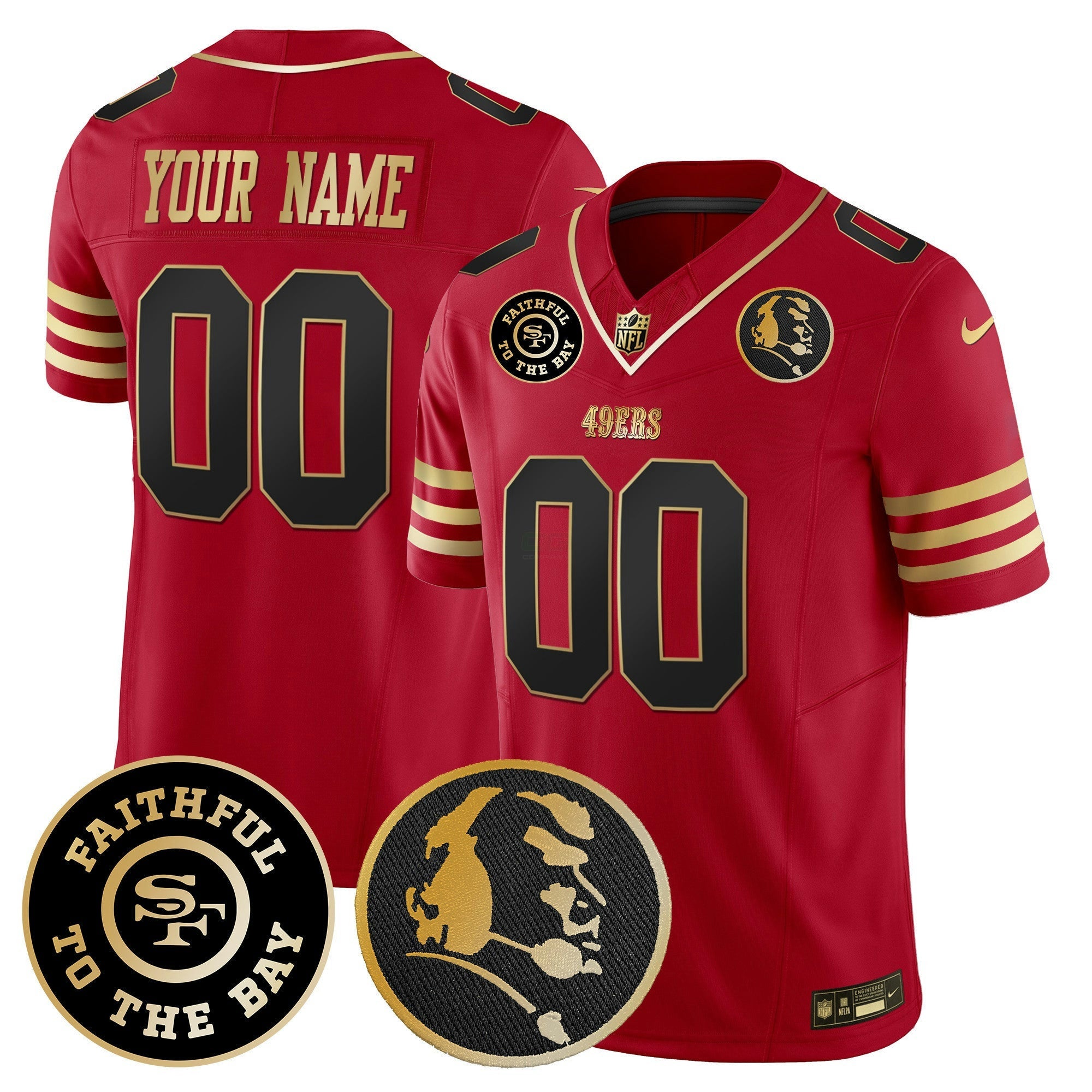 Camisa NFL Faithful & John Madden Patch Vapor Jersey