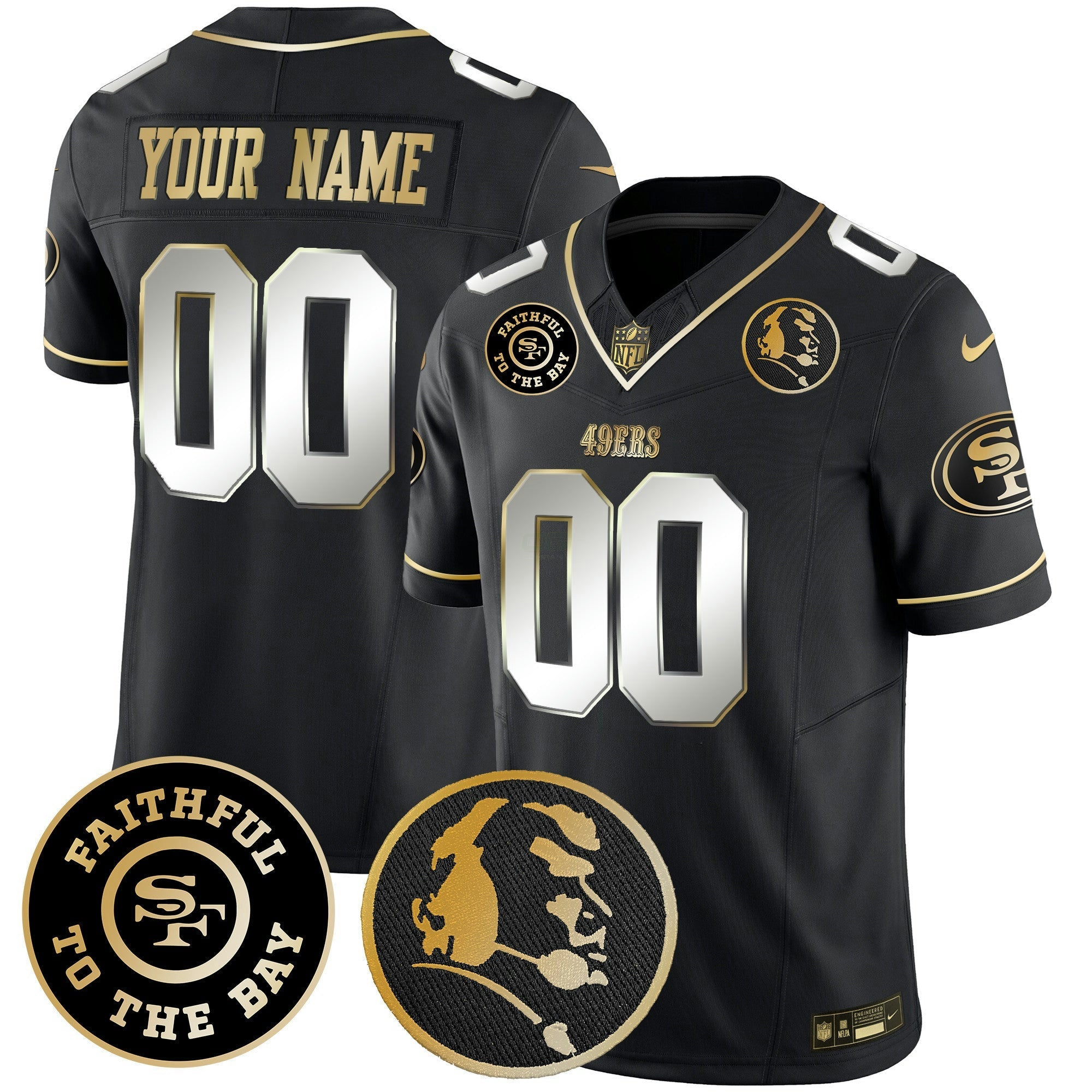 Camisa NFL Faithful & John Madden Patch Vapor Jersey