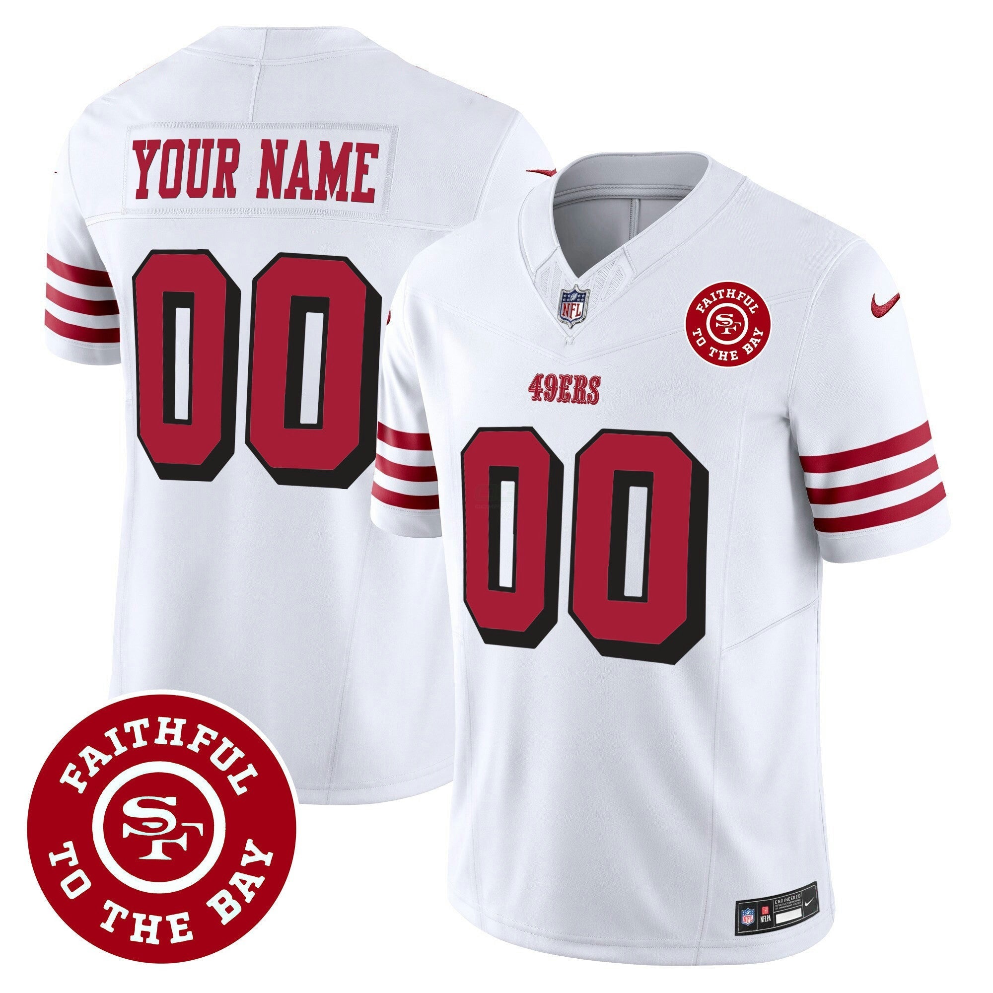 Camisa NFL Faithful To The Bay Patch Vapor Jersey V2
