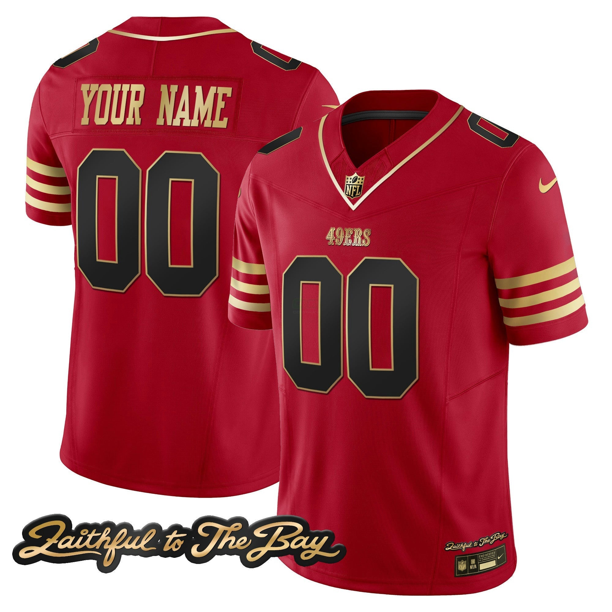 Camisa NFL Faithful To The Bay Patch Vapor Jersey V3