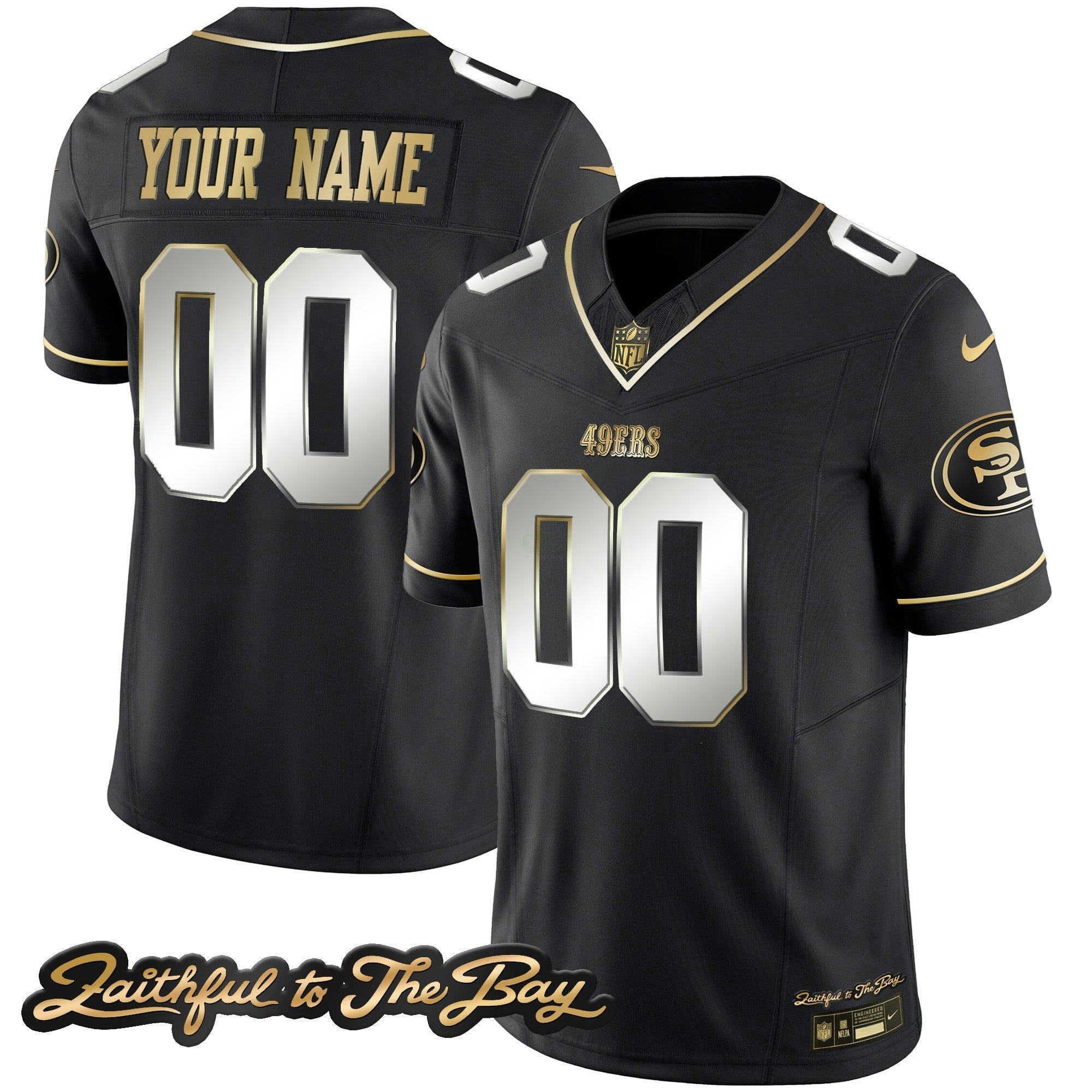 Camisa NFL Faithful To The Bay Patch Vapor Jersey V3