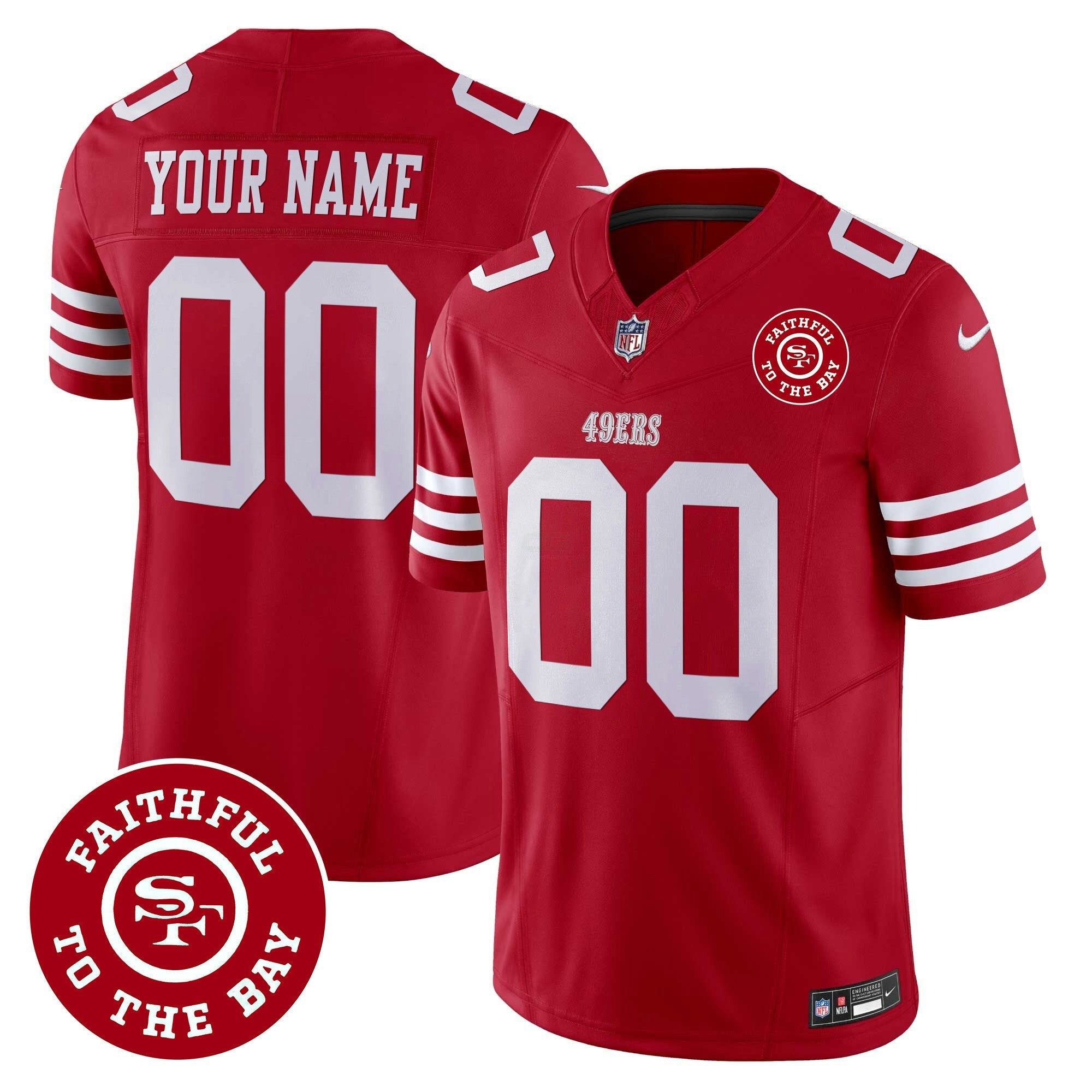 Camisa NFL Faithful To The Bay Patch Vapor Jersey