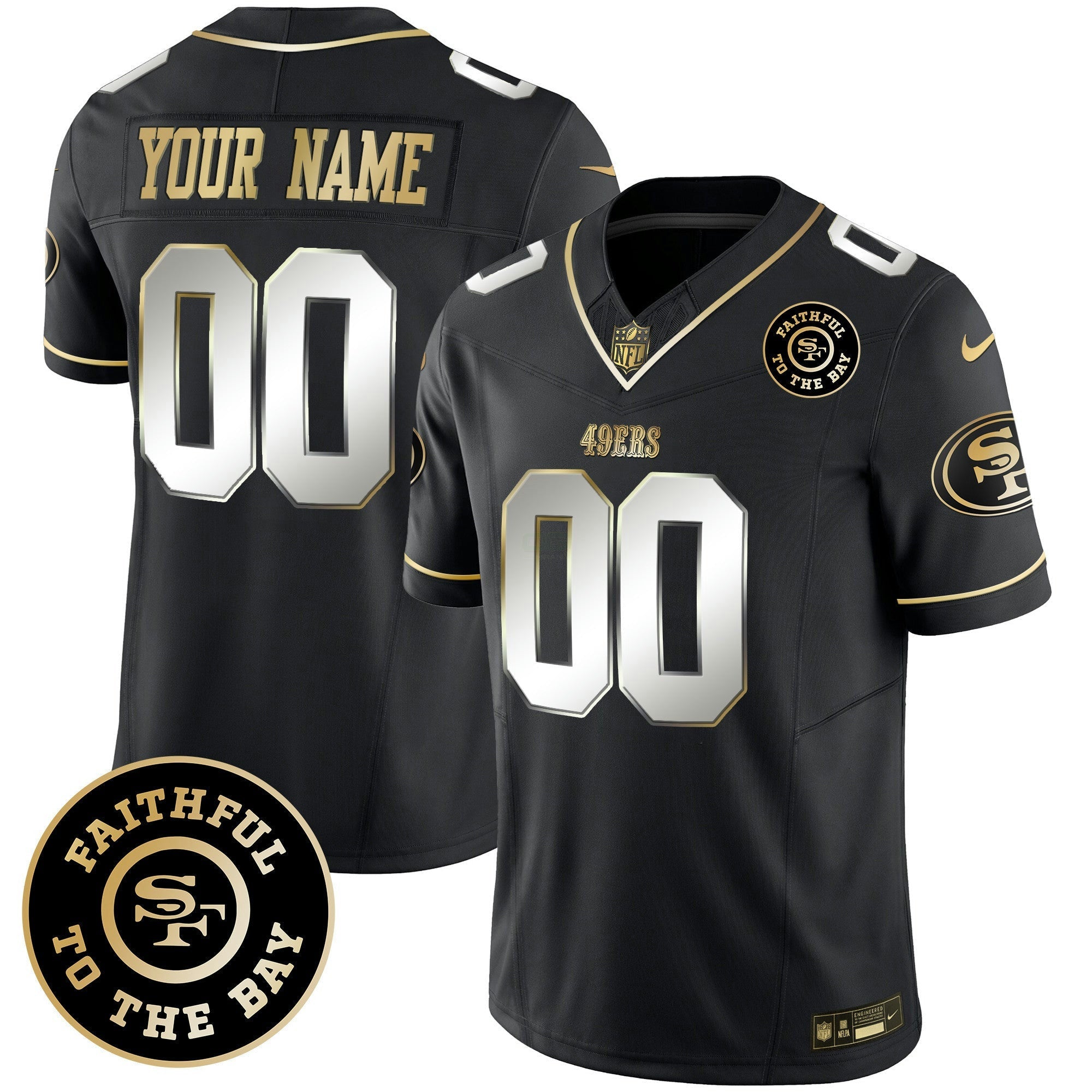 Camisa NFL Faithful To The Bay Patch Vapor Limited Jersey V6