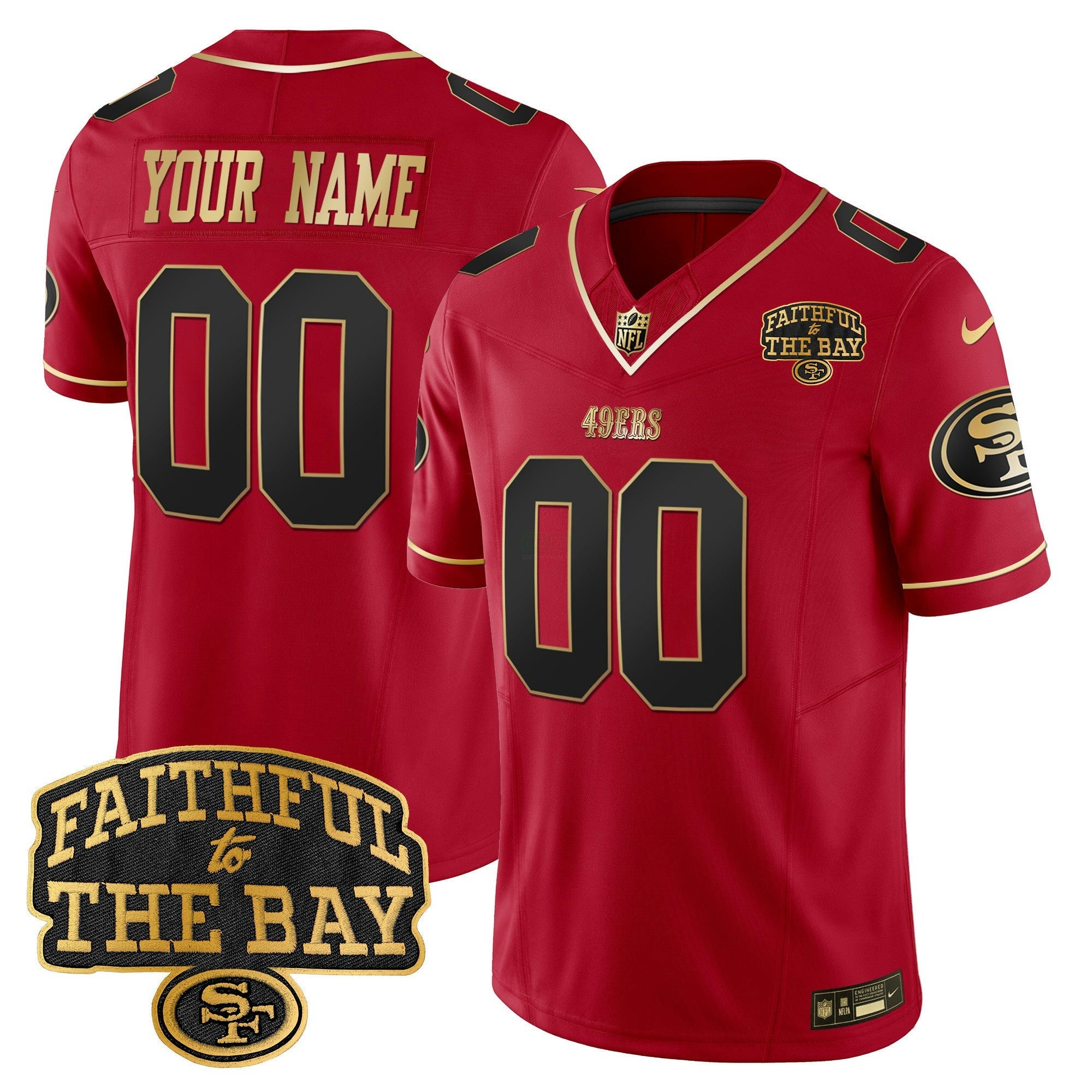Camisa NFL Faithful To The Bay Patch Vapor Limited Jersey V8