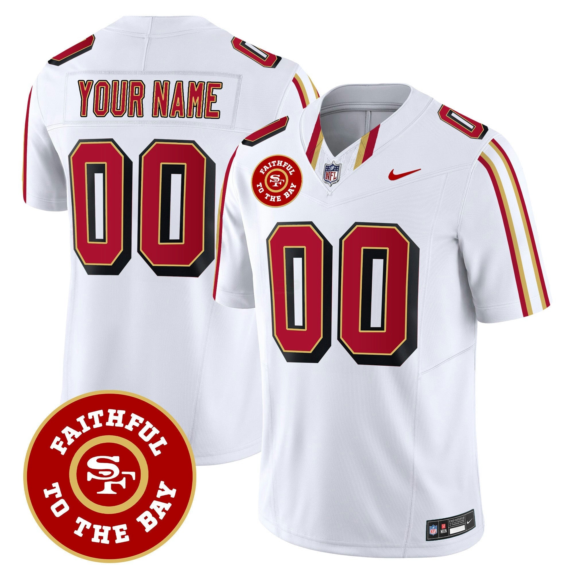 Camisa NFL Faithful To The Bay Patch Vapor Limited Jersey V9