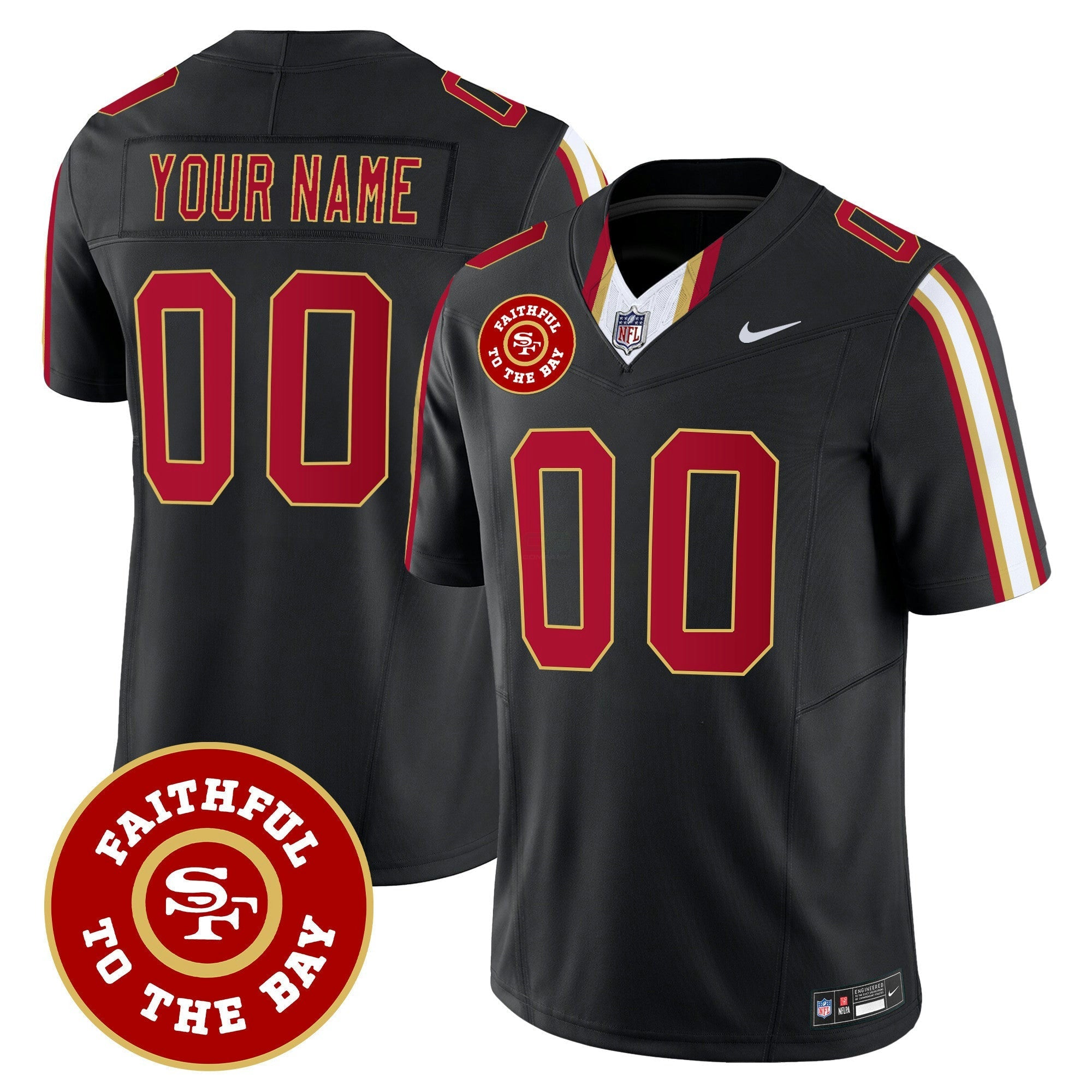 Camisa NFL Faithful To The Bay Patch Vapor Limited Jersey V9