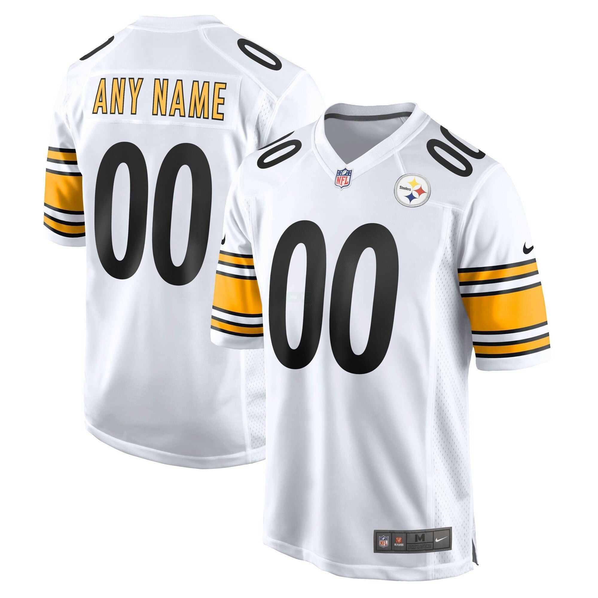 Camisa NFL Game Branca and Game Back Custom Name and Number