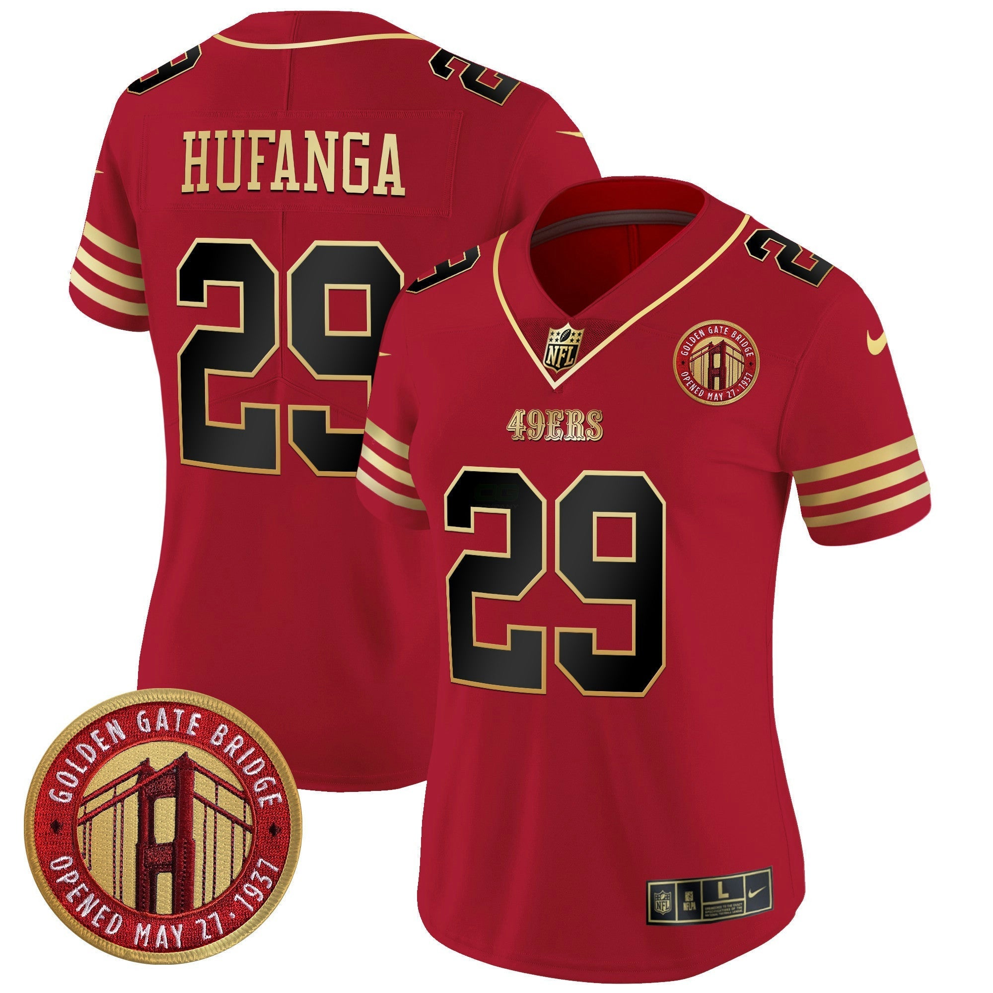 Camisa NFL Golden Gate Bridge Patch Vapor Limited Jersey