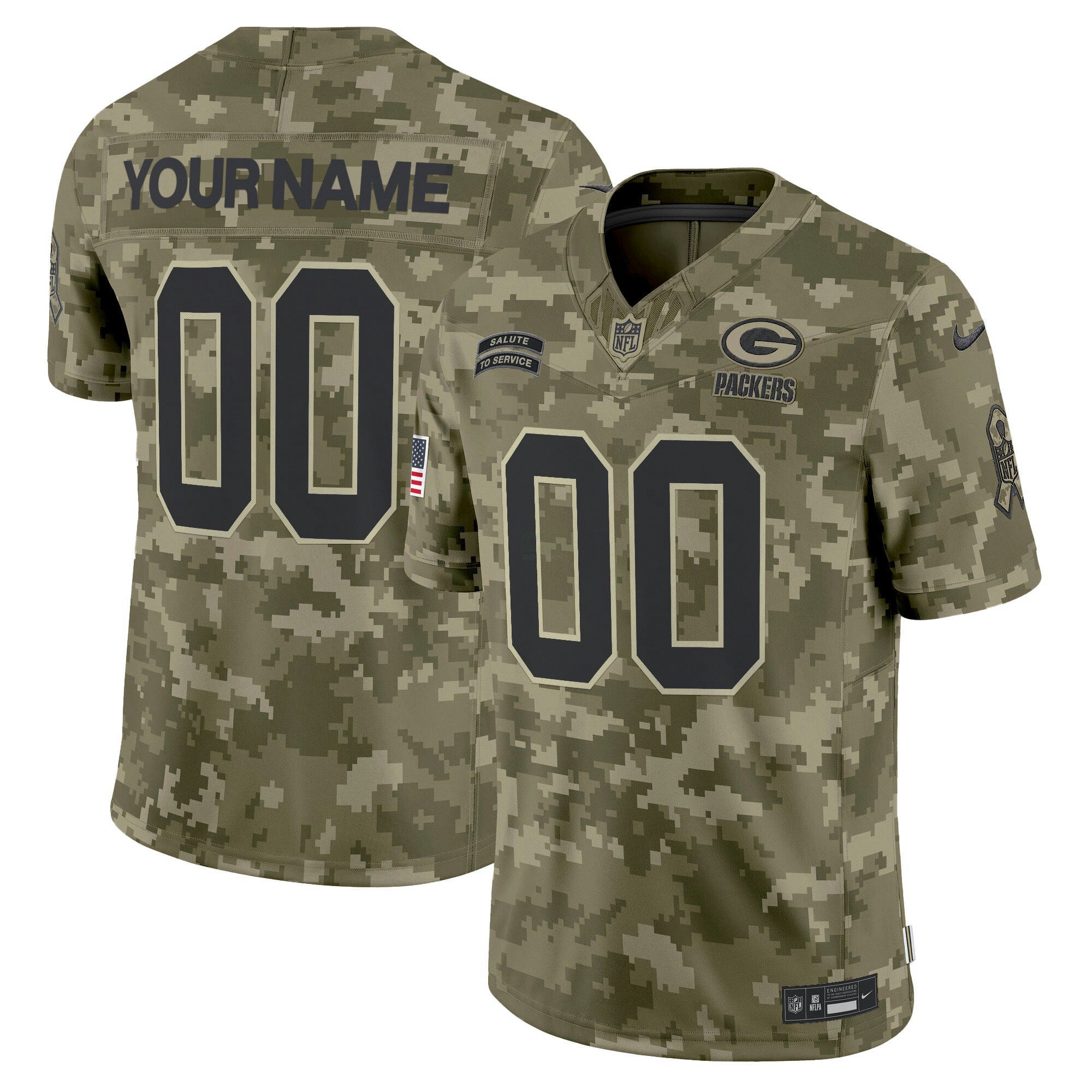 Camisa NFL Green Bay 2024 Salute to Service Vapor Limited Jersey