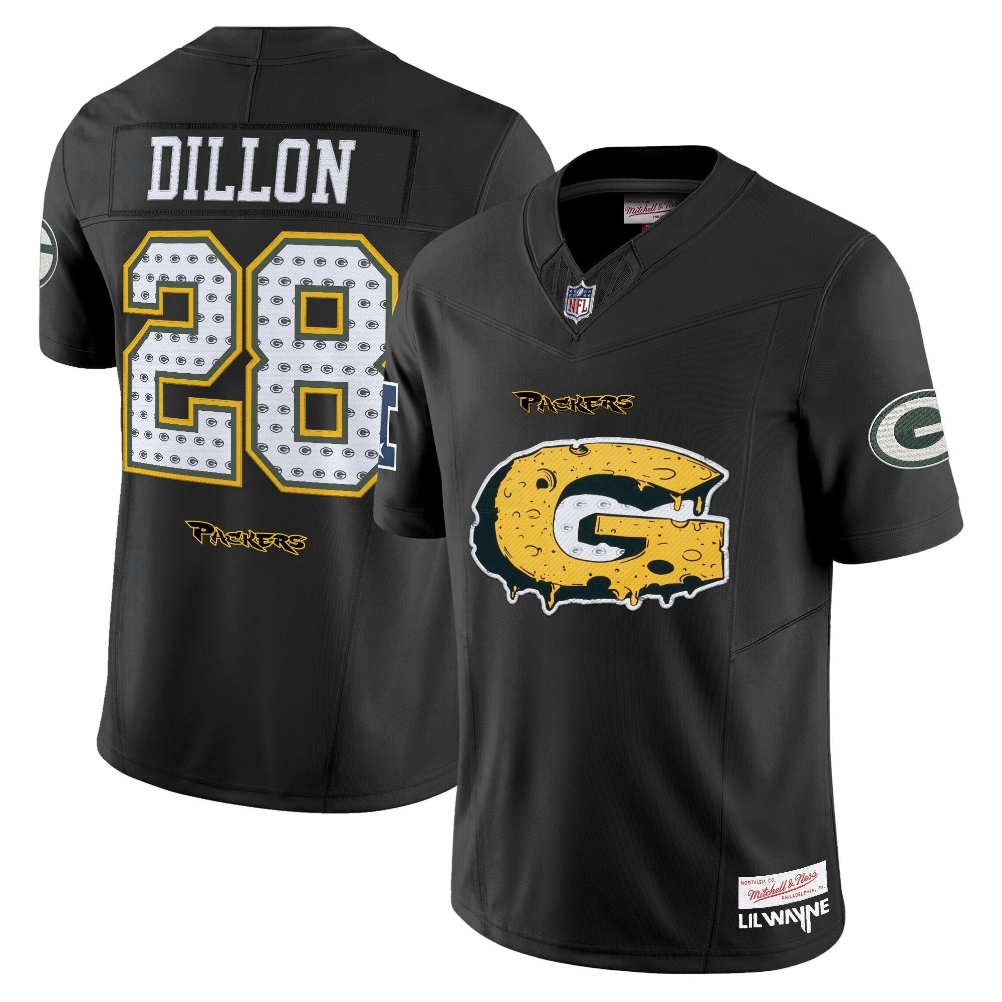 Camisa NFL Green Bay ‘Cheesehead’ x ‘Tha Carter VI’ Style Vapor Limited Jersey