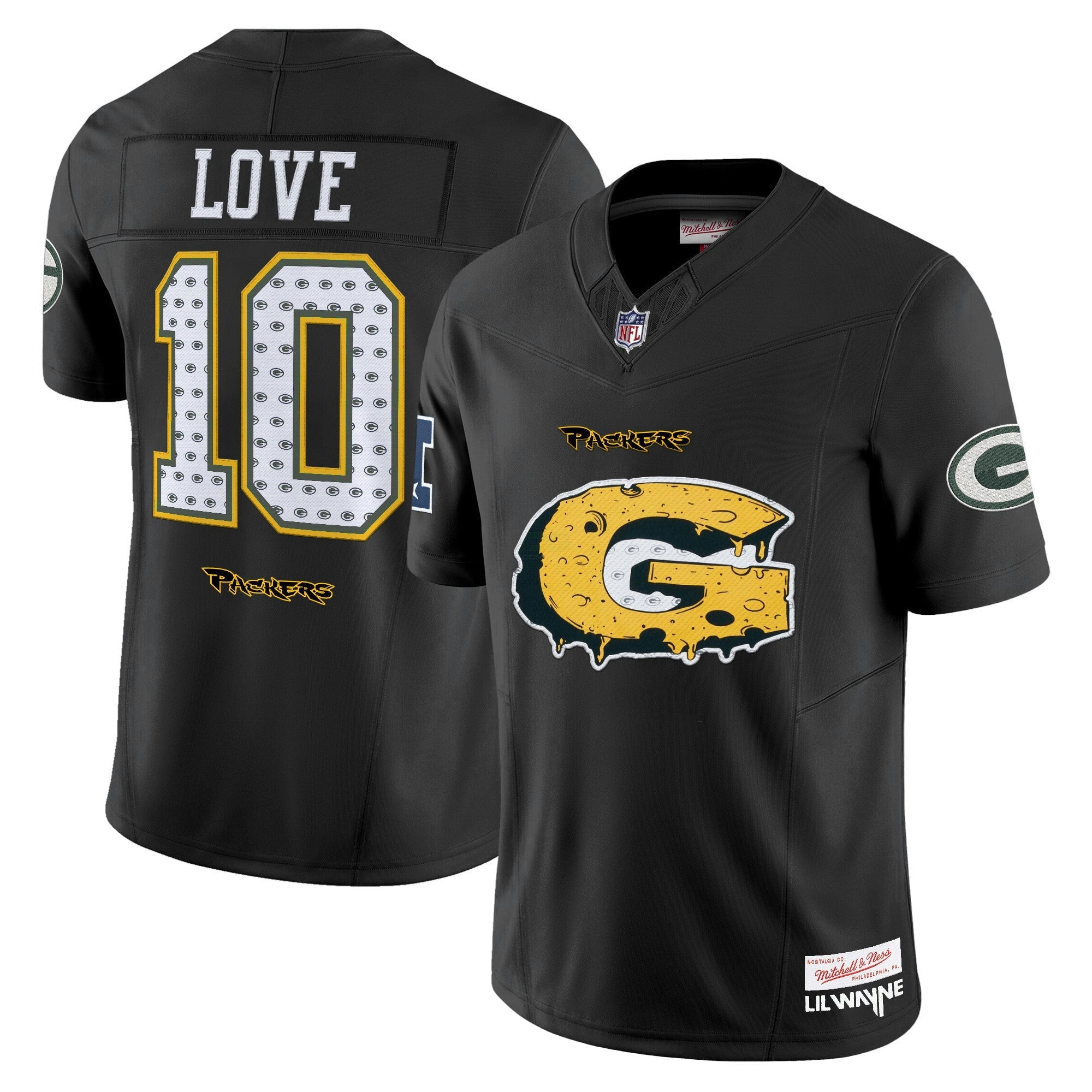 Camisa NFL Green Bay ‘Cheesehead’ x ‘Tha Carter VI’ Style Vapor Limited Jersey