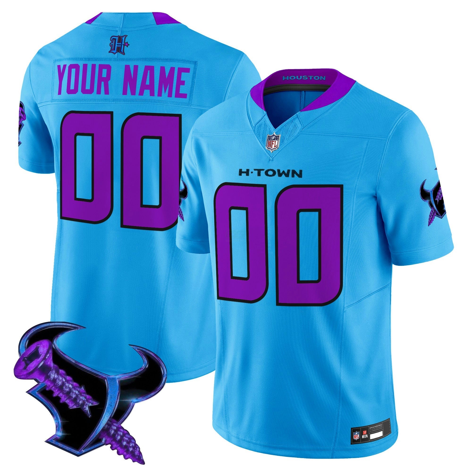Camisa NFL Houston 2025 DJ Screw Vapor Limited Jersey