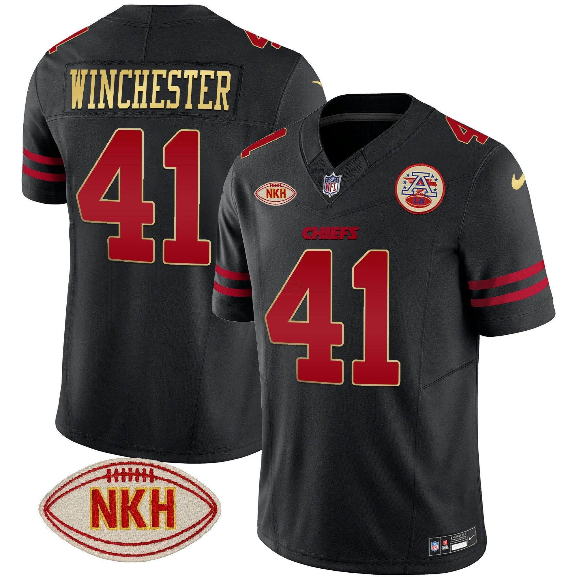 Camisa NFL James Winchester NKH Patch 2023 Vapor Jersey