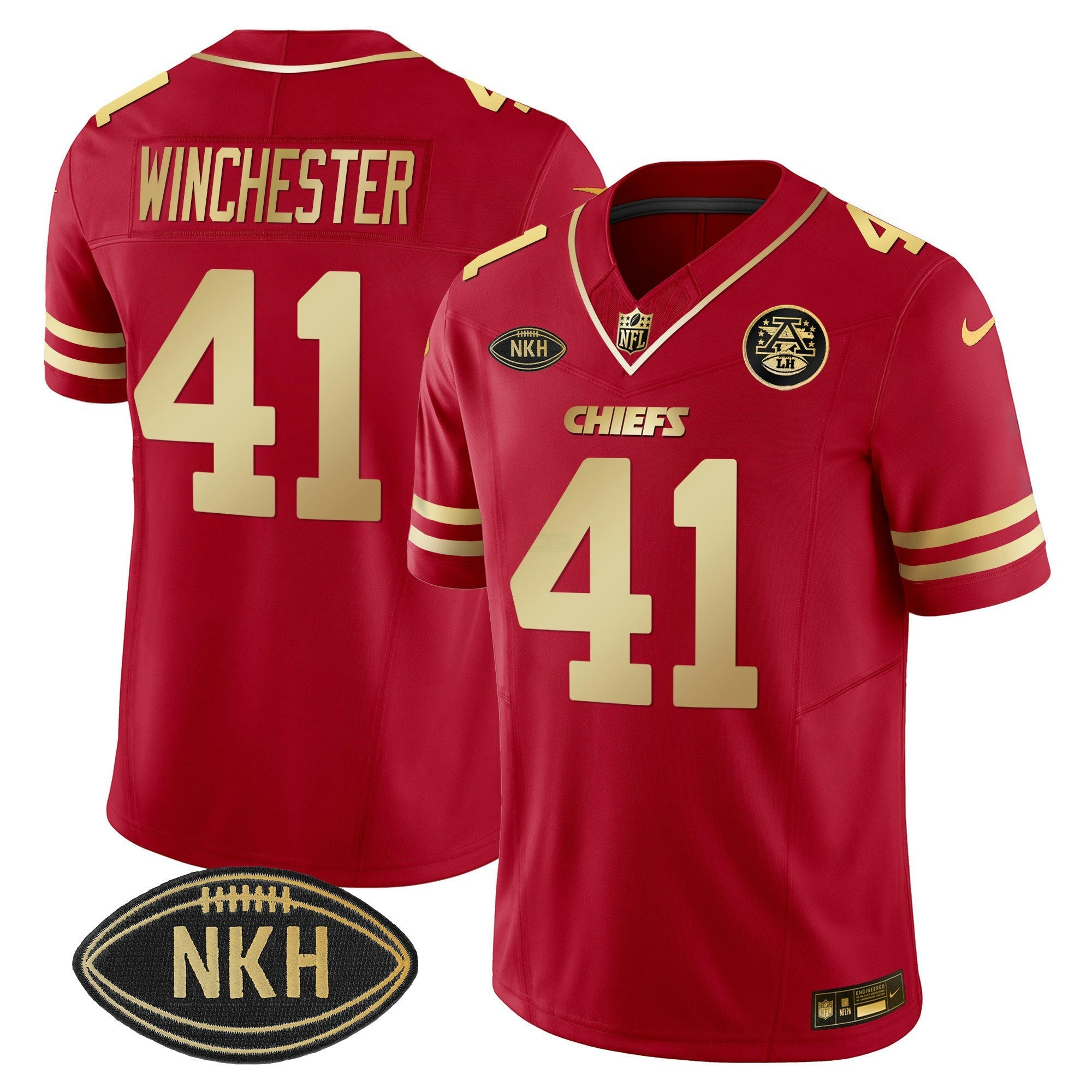 Camisa NFL James Winchester NKH Patch 2023 Vapor Jersey