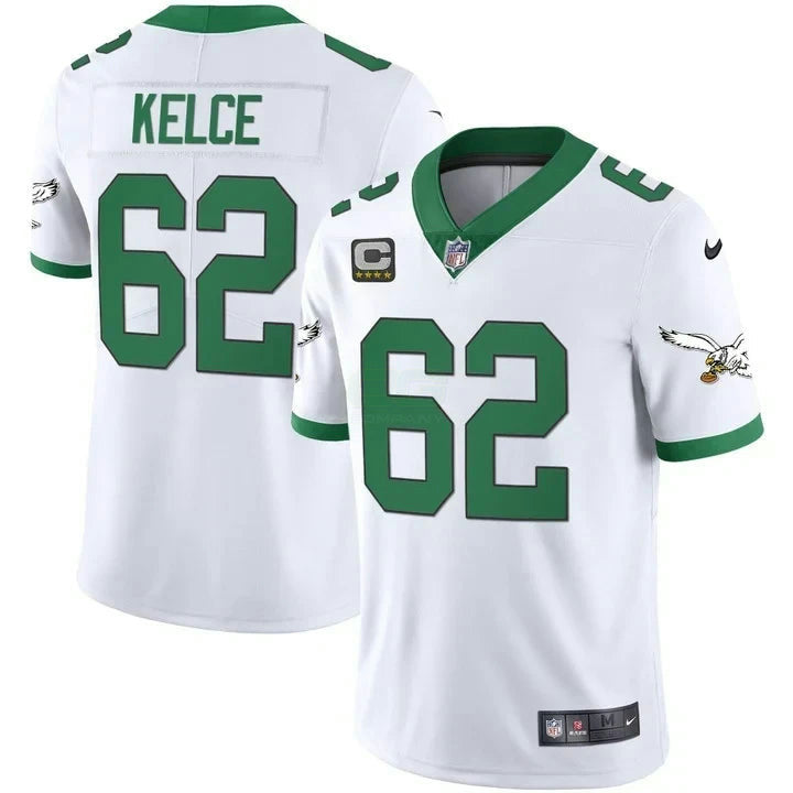 Camisa NFL Jason Kelce Philadelphia Kelly Green Jersey
