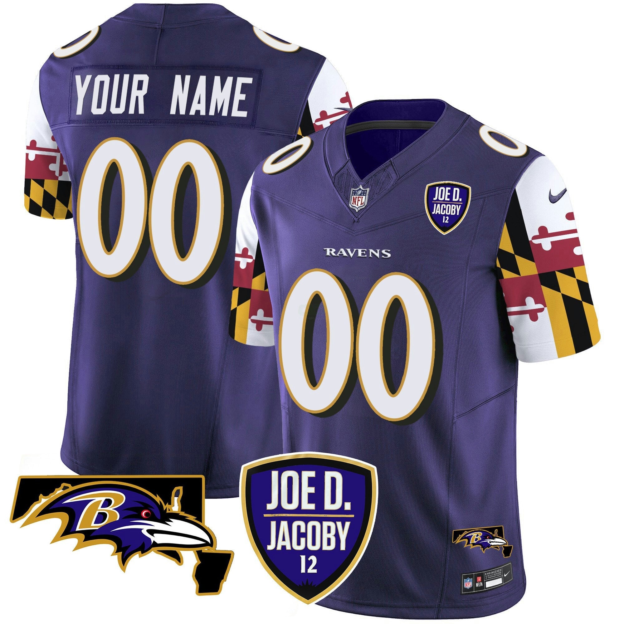 Camisa NFL Joe D & Jacoby Patch Vapor Limited Jersey V2
