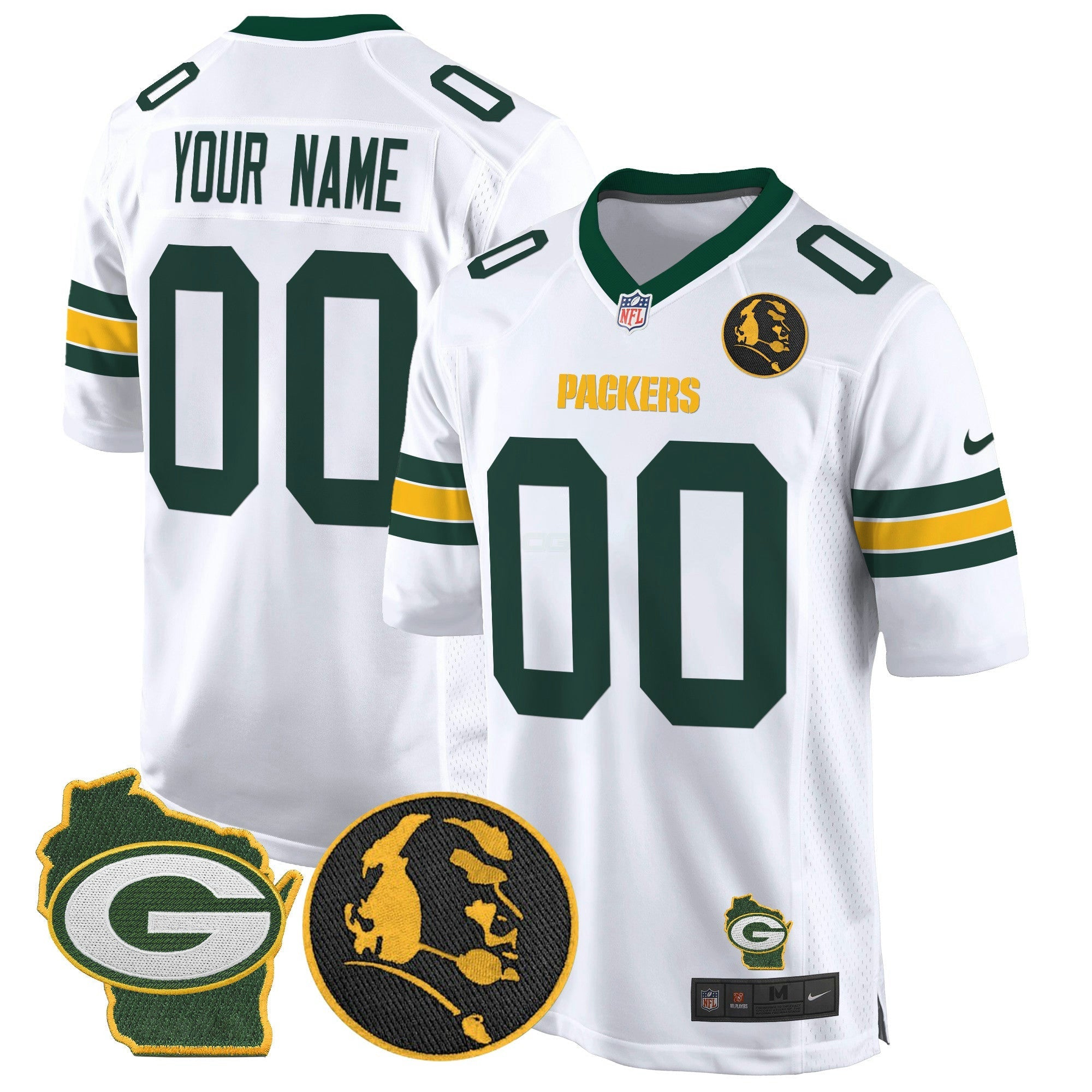 Camisa NFL John Madden & Home Patch Game Jersey
