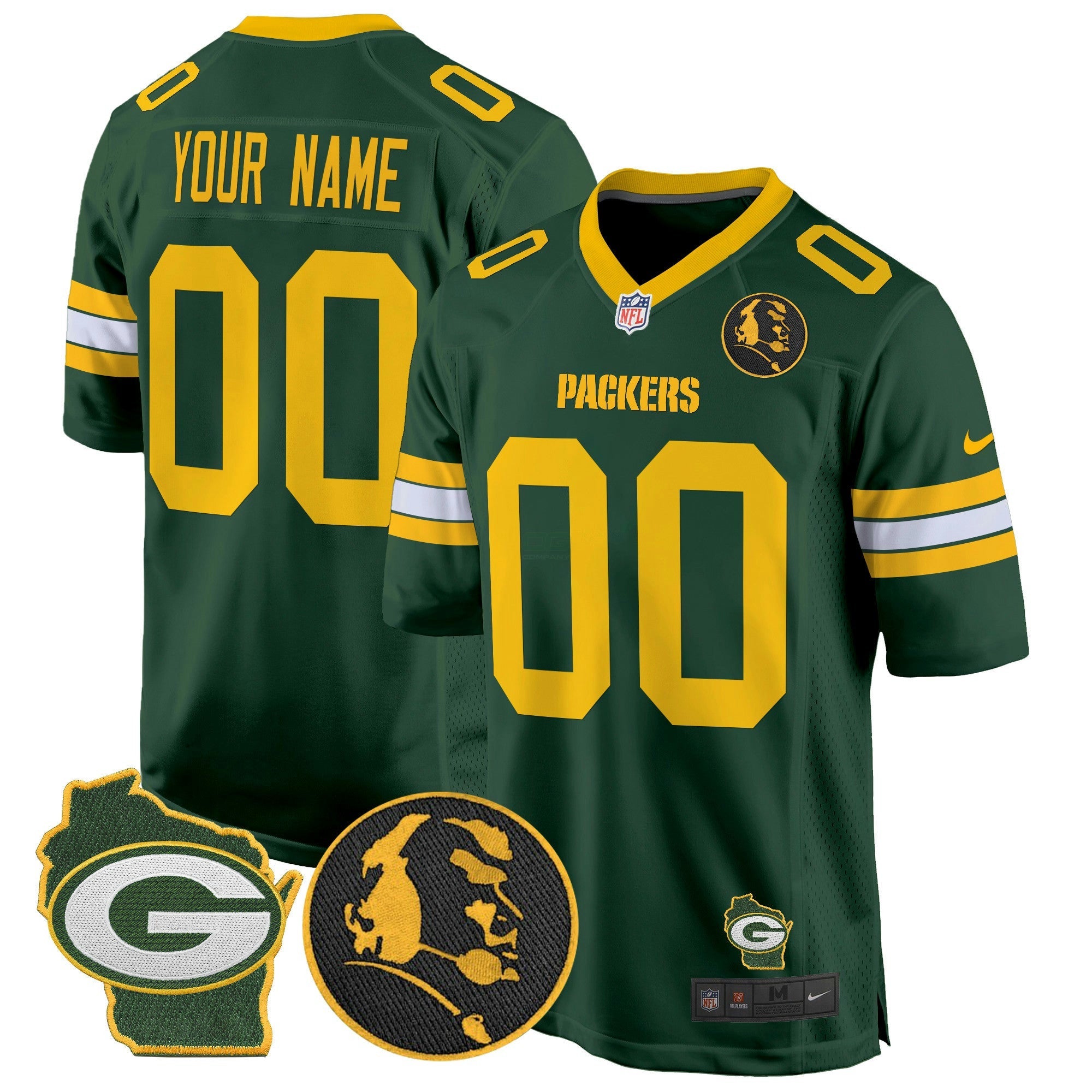 Camisa NFL John Madden & Home Patch Game Jersey