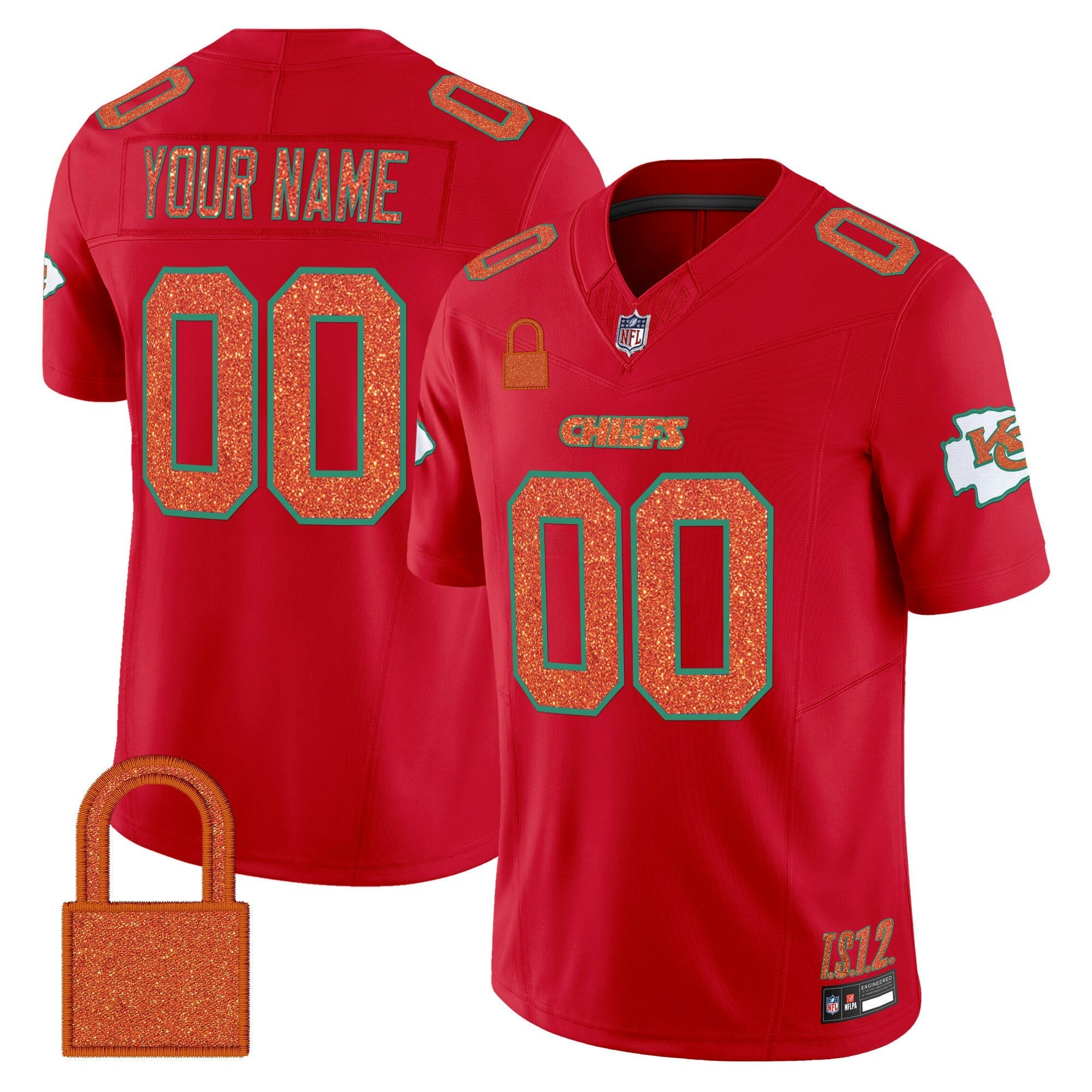Camisa NFL Kansas City ‘Taylor Swift – TS12 – The Life of a Showgirl’ Vapor Limited Jersey