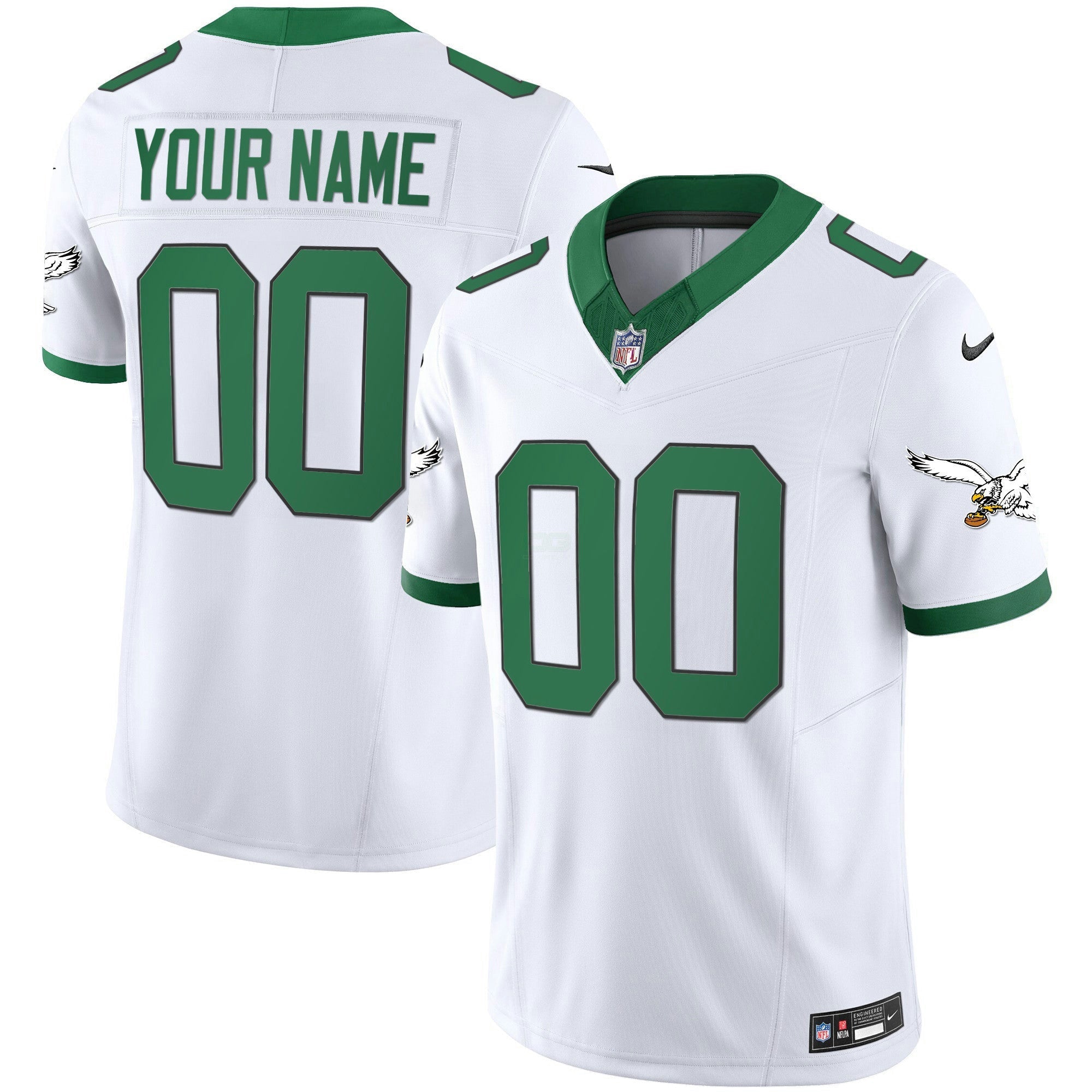 Camisa NFL Kelly Green Vapor Limited Jersey