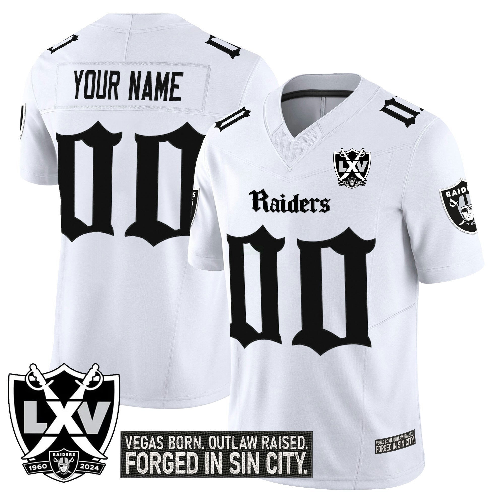 Camisa NFL Las Vegas ‘Gothic Sin City Shadows Edition’ Vapor Limited Jersey V2