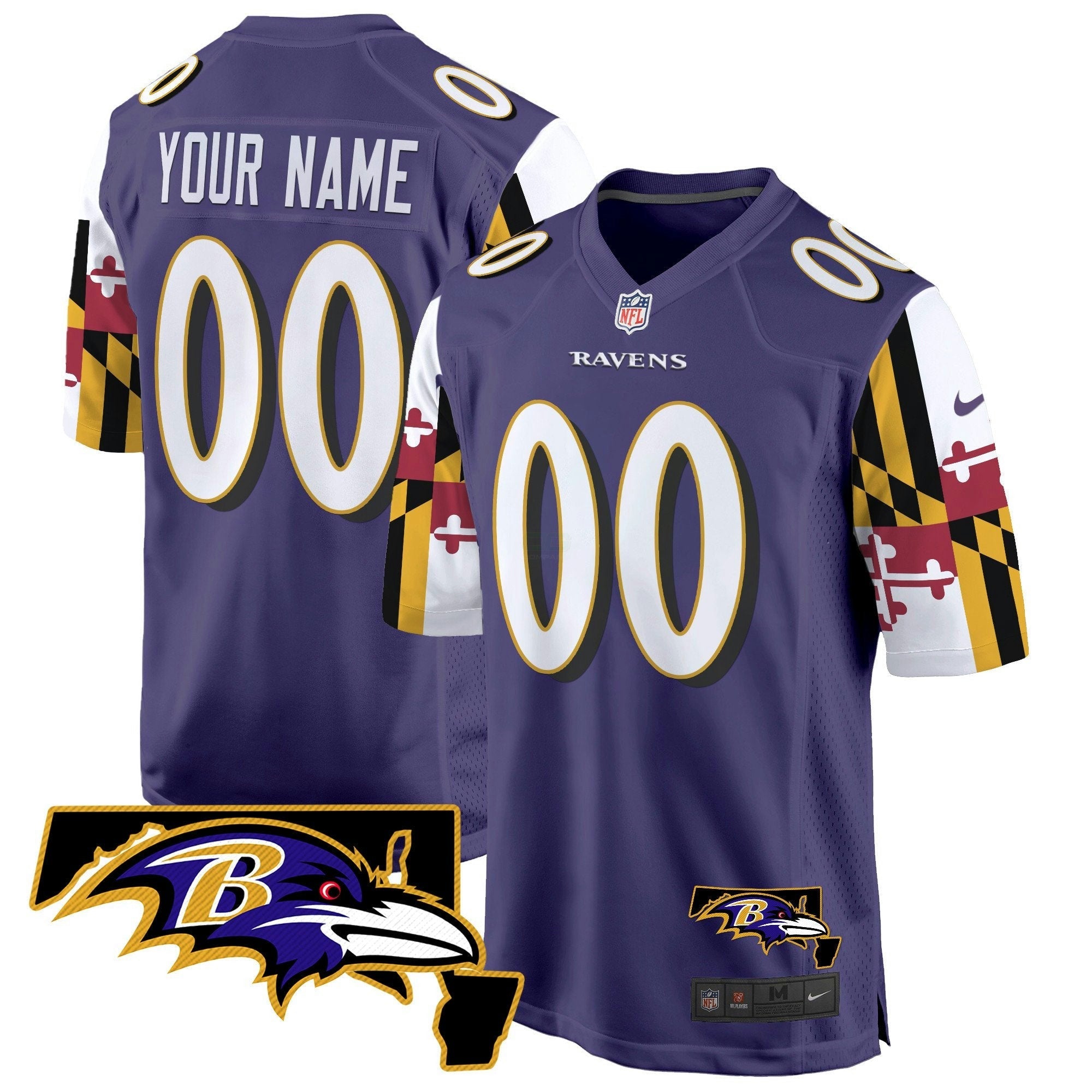 Camisa NFL Maryland Flag Game Jersey