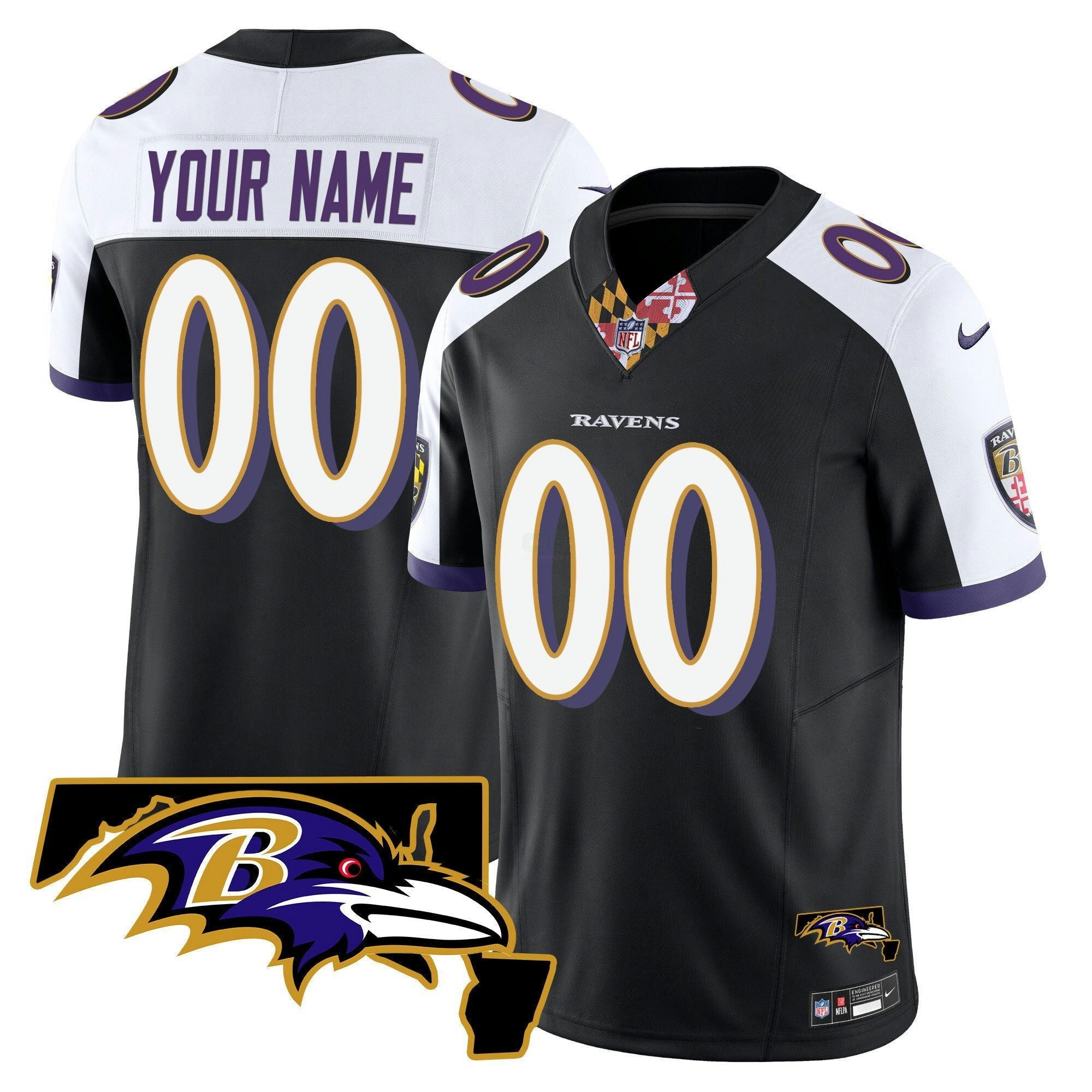 Camisa NFL Maryland Patch Vapor Limited Jersey V3
