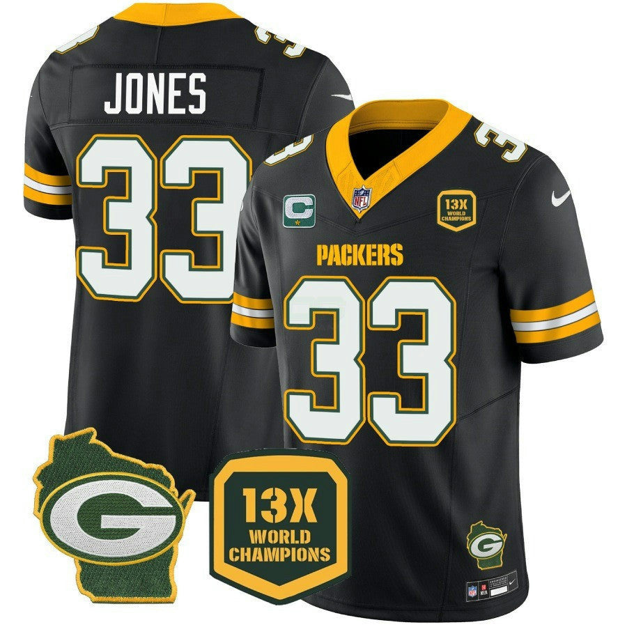 Camisa NFL Men’s 13 Time World Champions & Home Patch Vapor Jersey