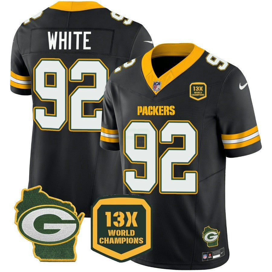 Camisa NFL Men’s 13 Time World Champions & Home Patch Vapor Jersey