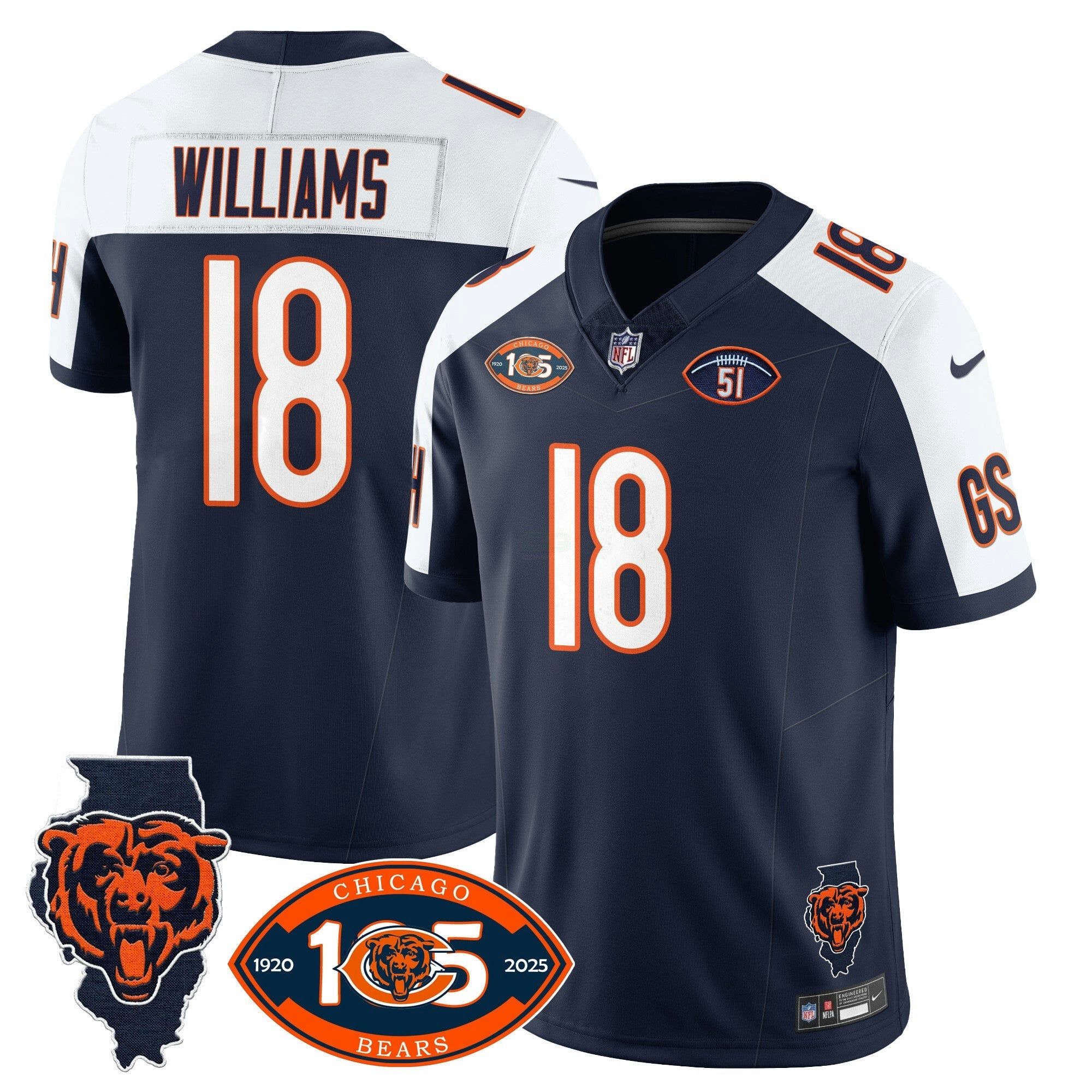 Camisa NFL Men’s 1920-2025 The Vapor Limited Jersey