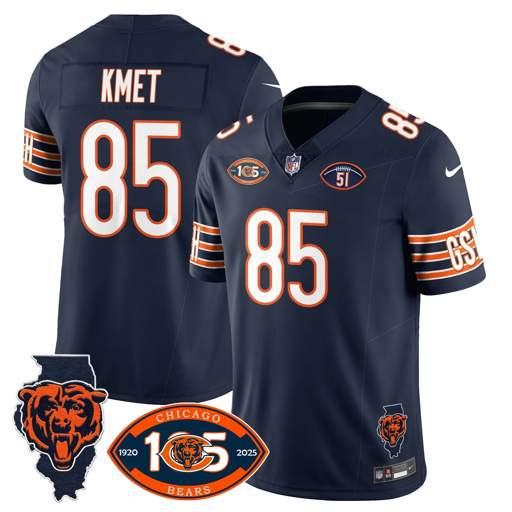 Camisa NFL Men’s 1920-2025 The Vapor Limited Jersey