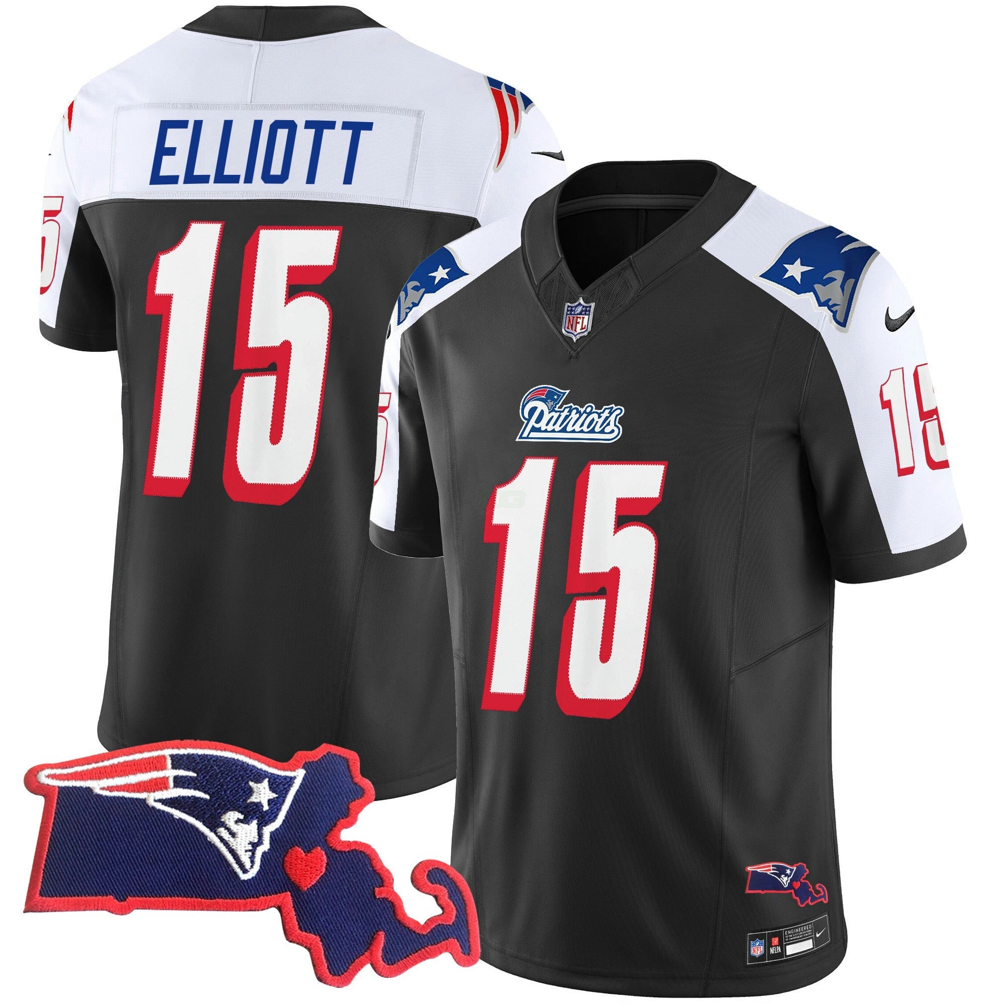 Camisa NFL Men’s 1996 Throwback State Patch Vapor Jersey