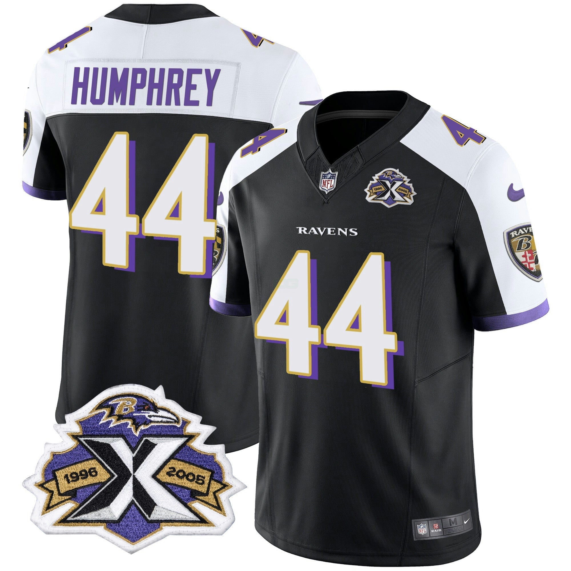 Camisa NFL Men’s 2005 Throwback Preta Vapor Limited Jersey