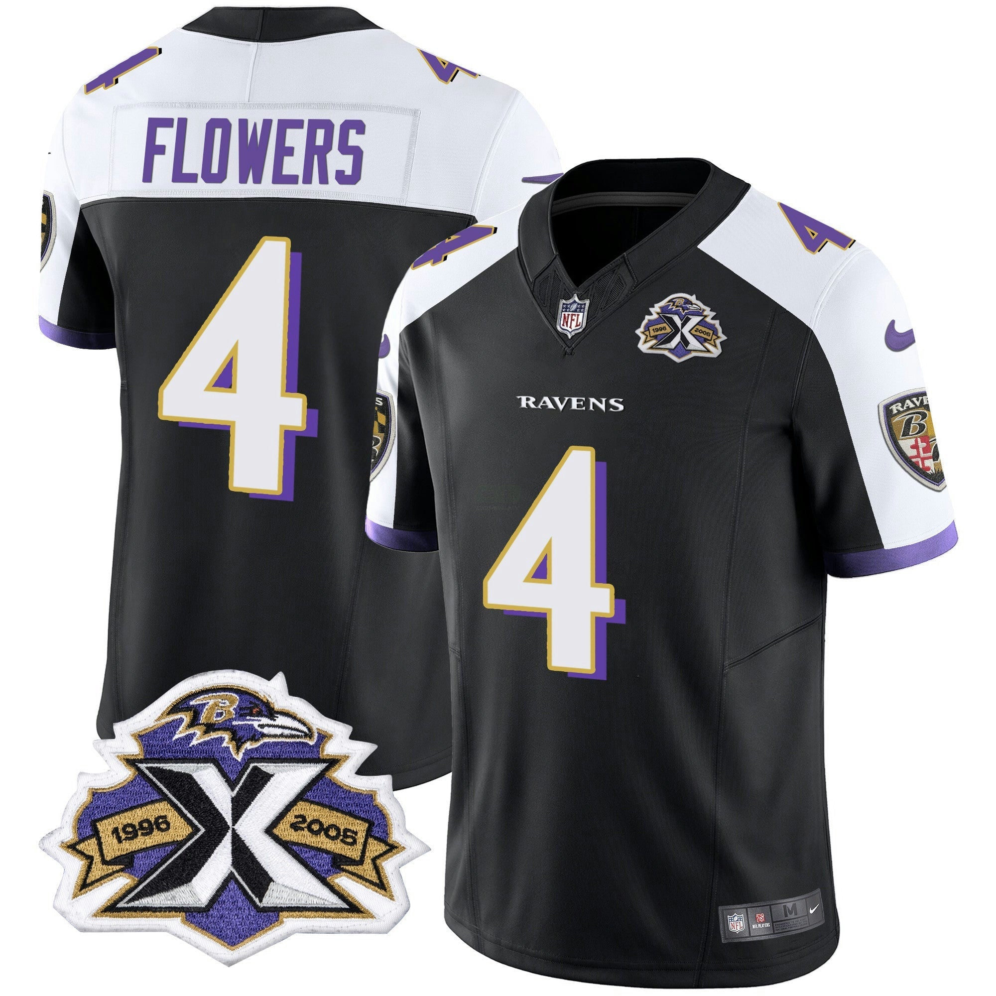 Camisa NFL Men’s 2005 Throwback Preta Vapor Limited Jersey