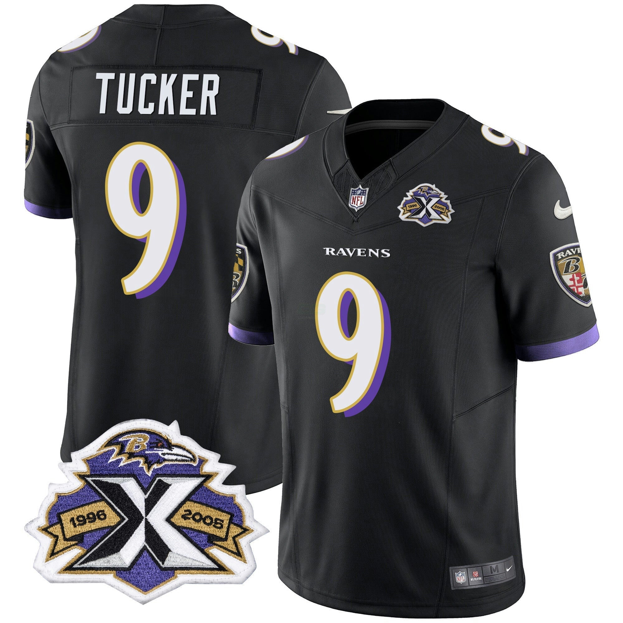 Camisa NFL Men’s 2005 Throwback Preta Vapor Limited Jersey