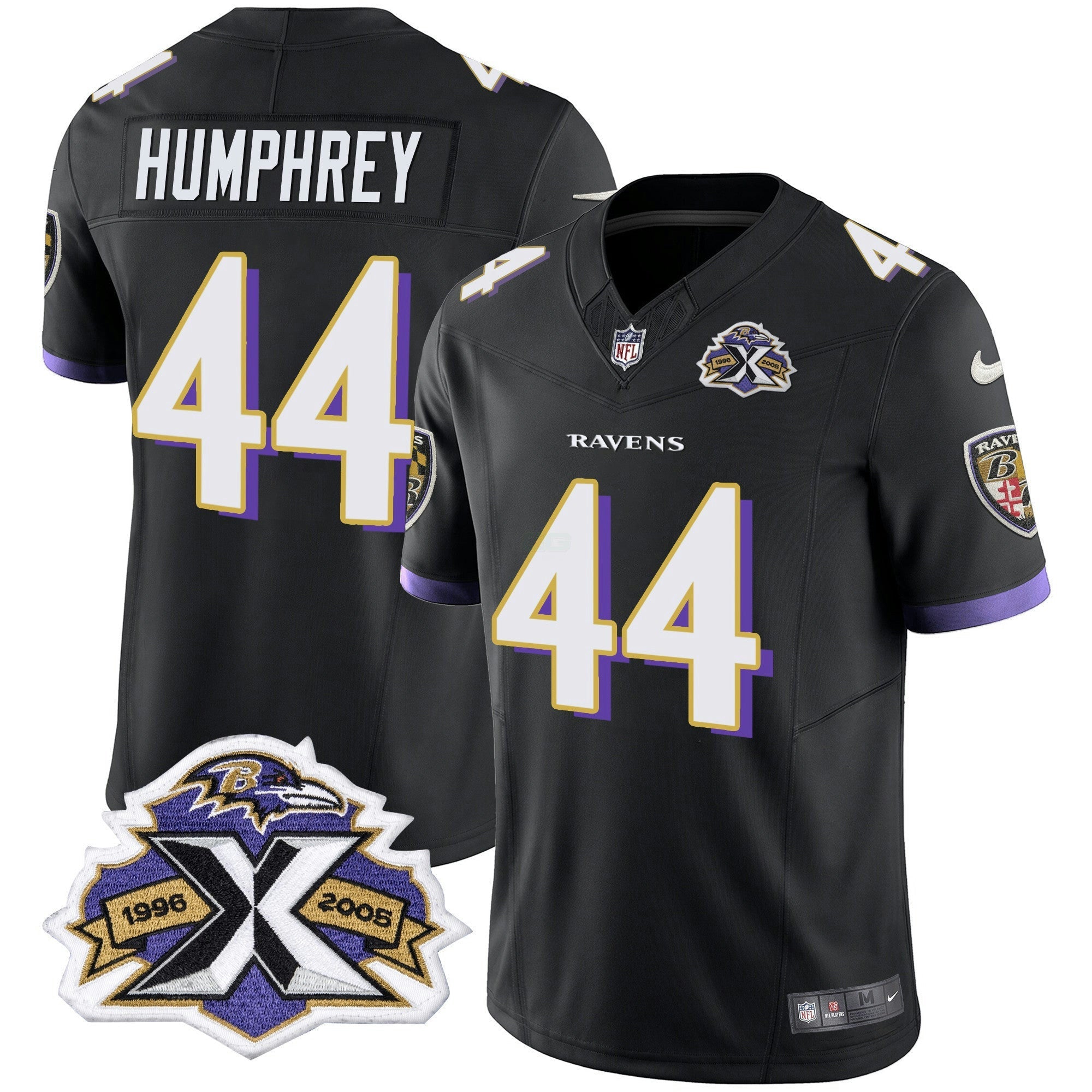 Camisa NFL Men’s 2005 Throwback Preta Vapor Limited Jersey