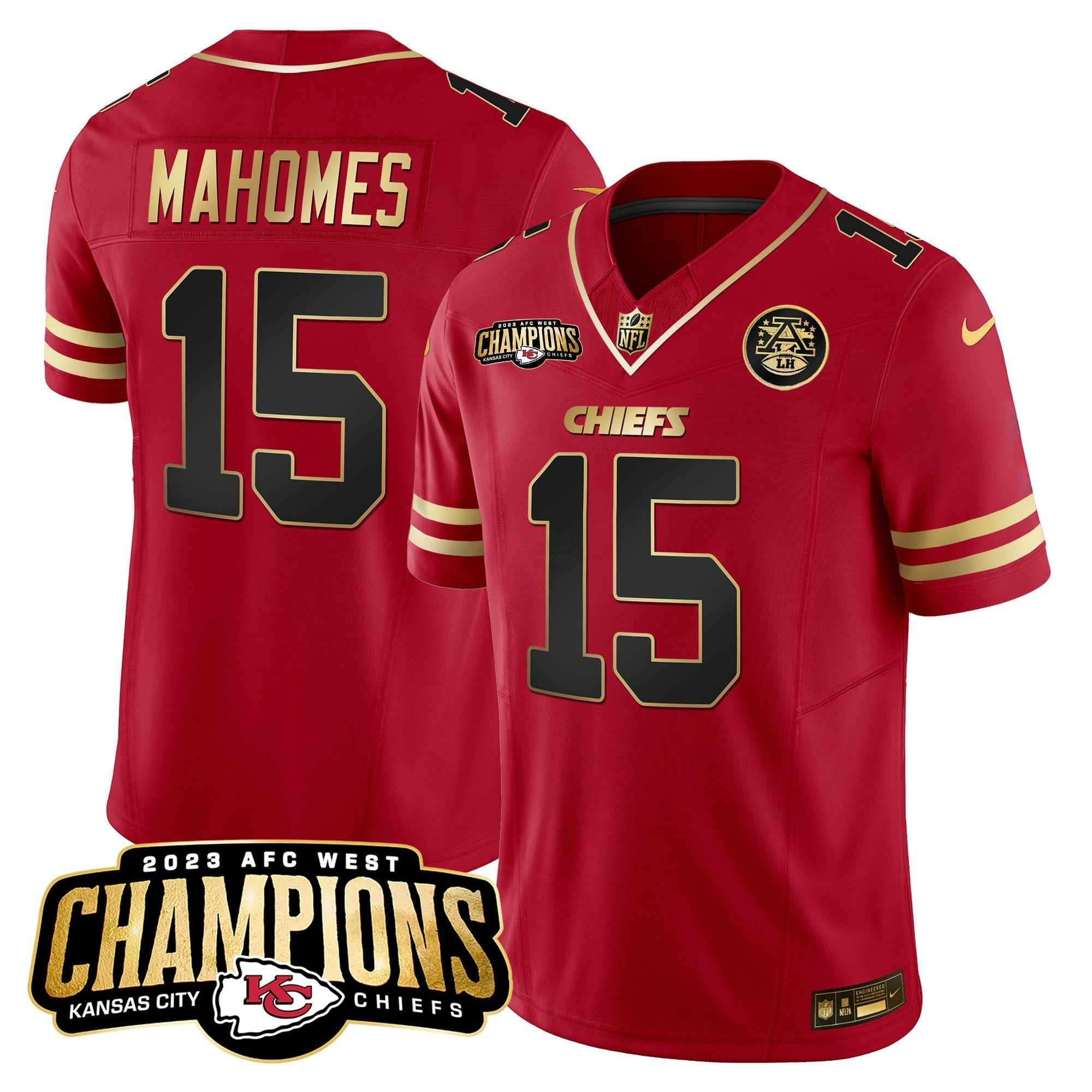 Camisa NFL Men’s 2023 AFC West Champions Patch Vapor Limited Jersey V2
