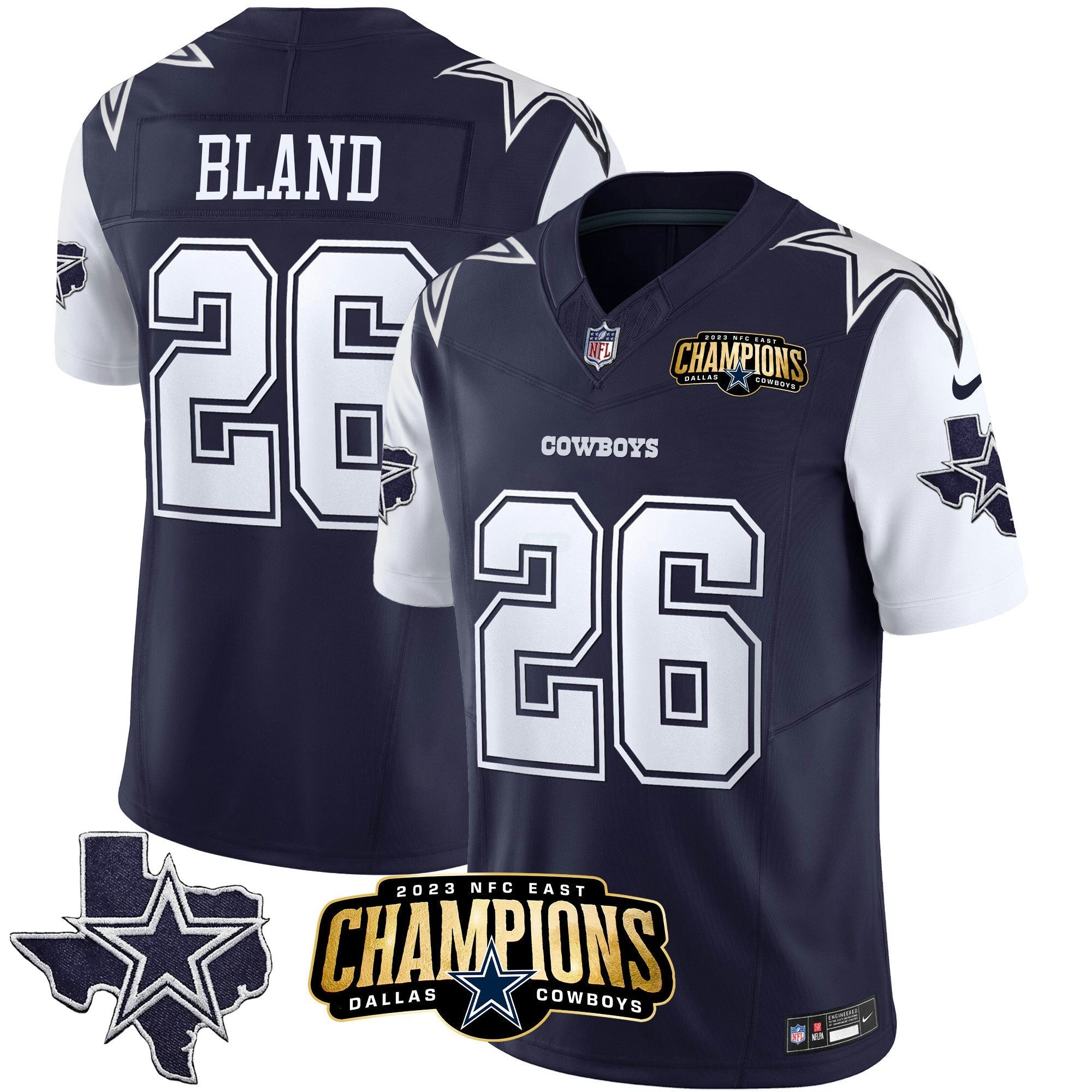 Camisa NFL Men’s 2023 NFC East Champions Patch Vapor Jersey