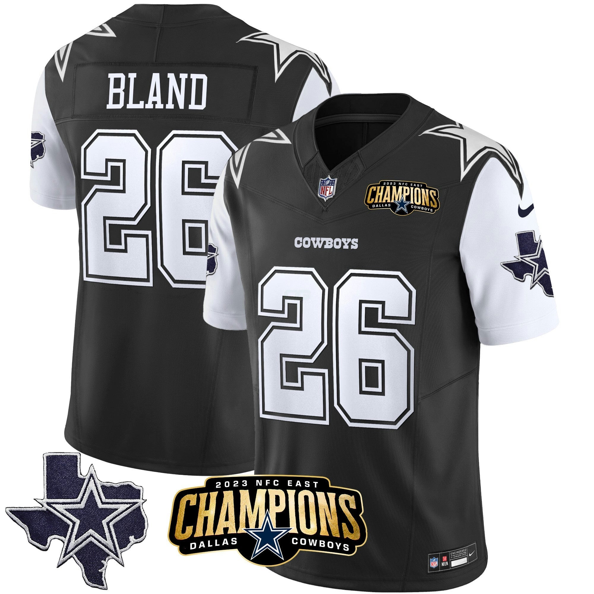 Camisa NFL Men’s 2023 NFC East Champions Patch Vapor Jersey