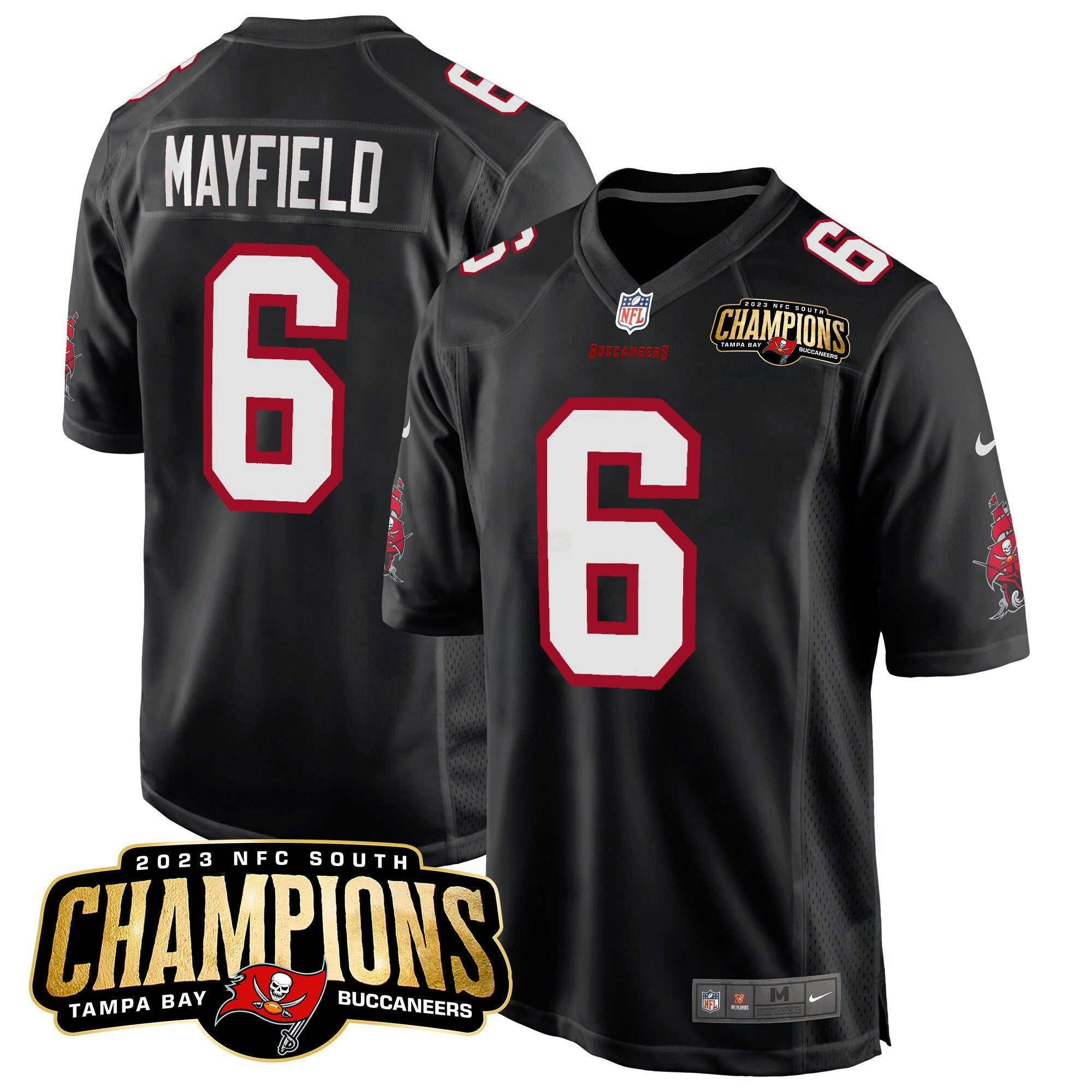 Camisa NFL Men’s 2023 NFC South Champions Patch Game Jersey