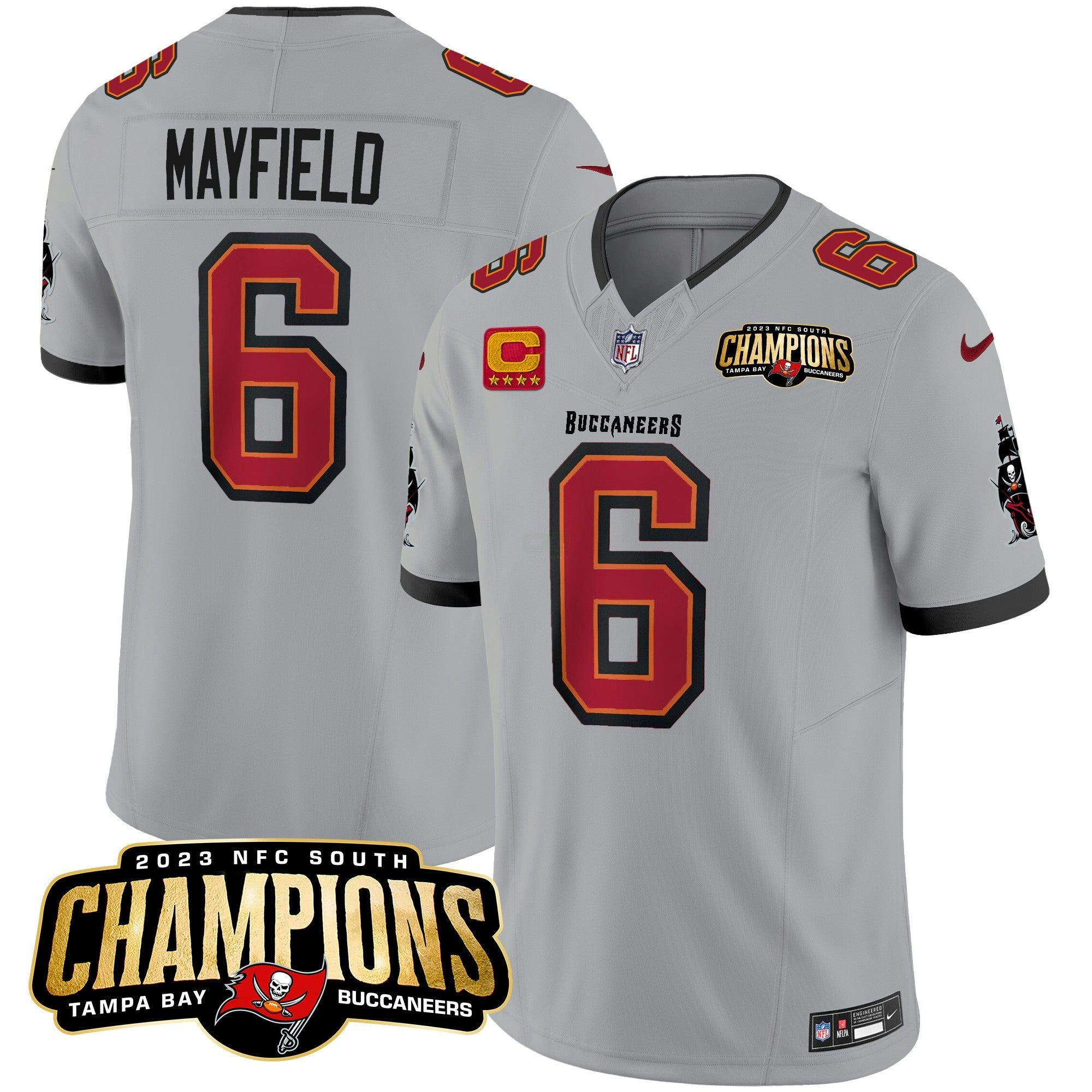 Camisa NFL Men’s 2023 NFC South Champions Patch Vapor Jersey