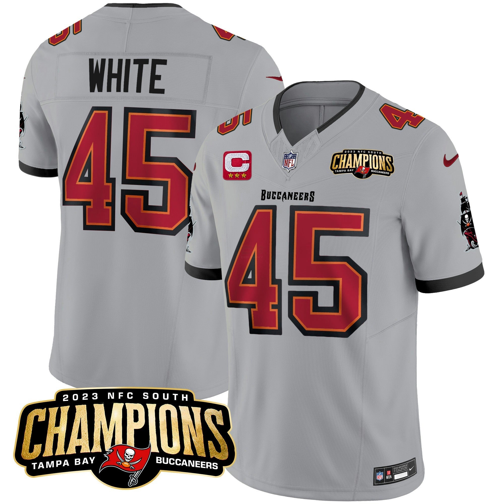 Camisa NFL Men’s 2023 NFC South Champions Patch Vapor Jersey
