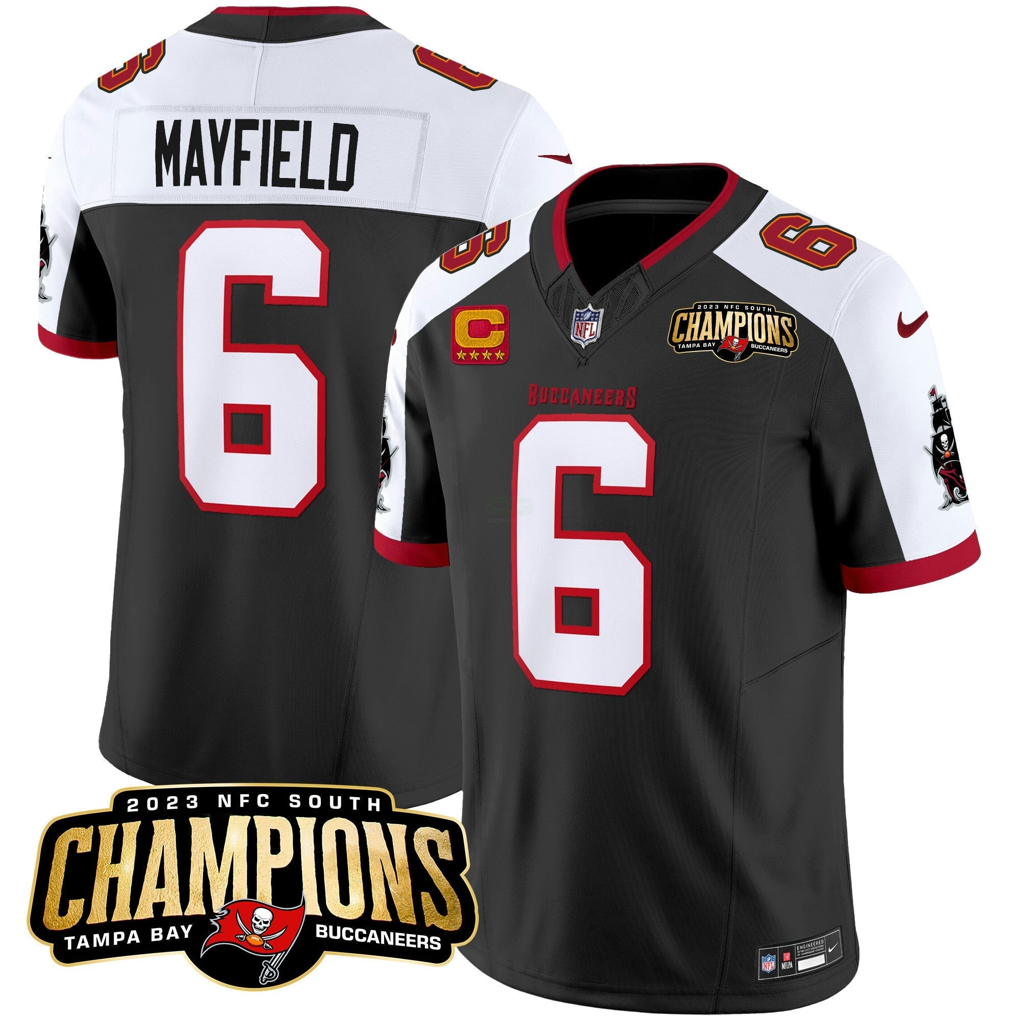 Camisa NFL Men’s 2023 NFC South Champions Patch Vapor Jersey