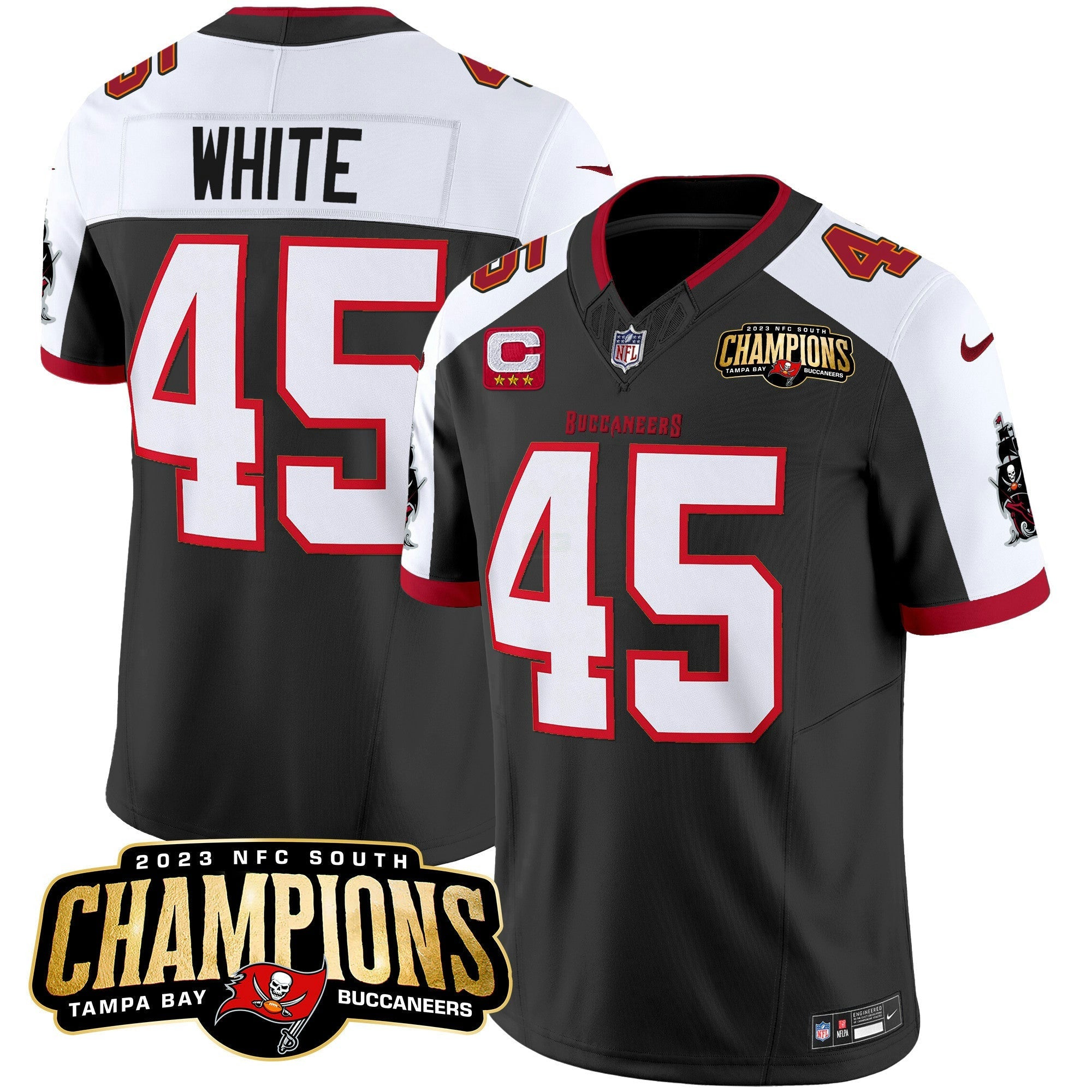 Camisa NFL Men’s 2023 NFC South Champions Patch Vapor Jersey