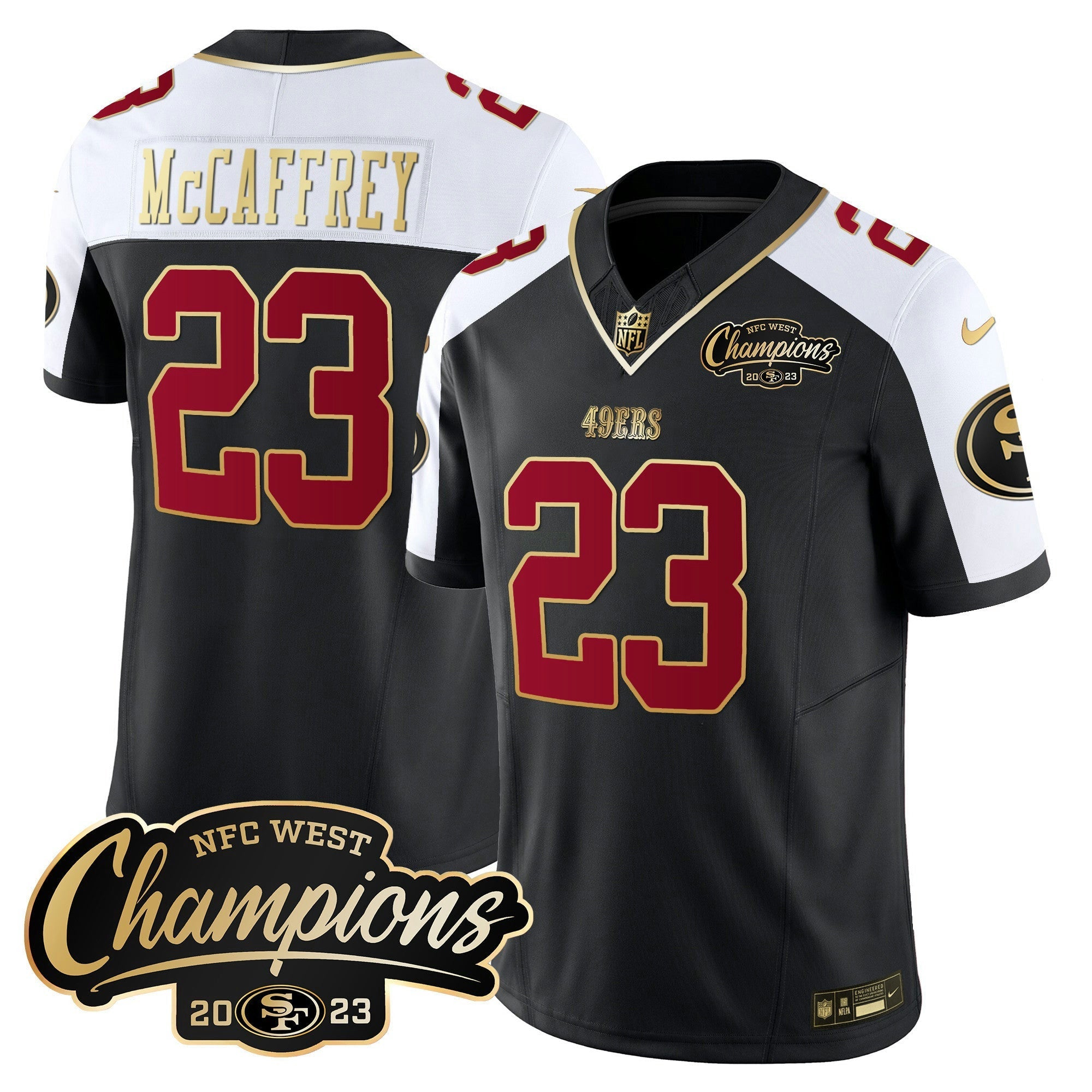 Camisa NFL Men’s 2023 NFC West Champions Patch Vapor Jersey