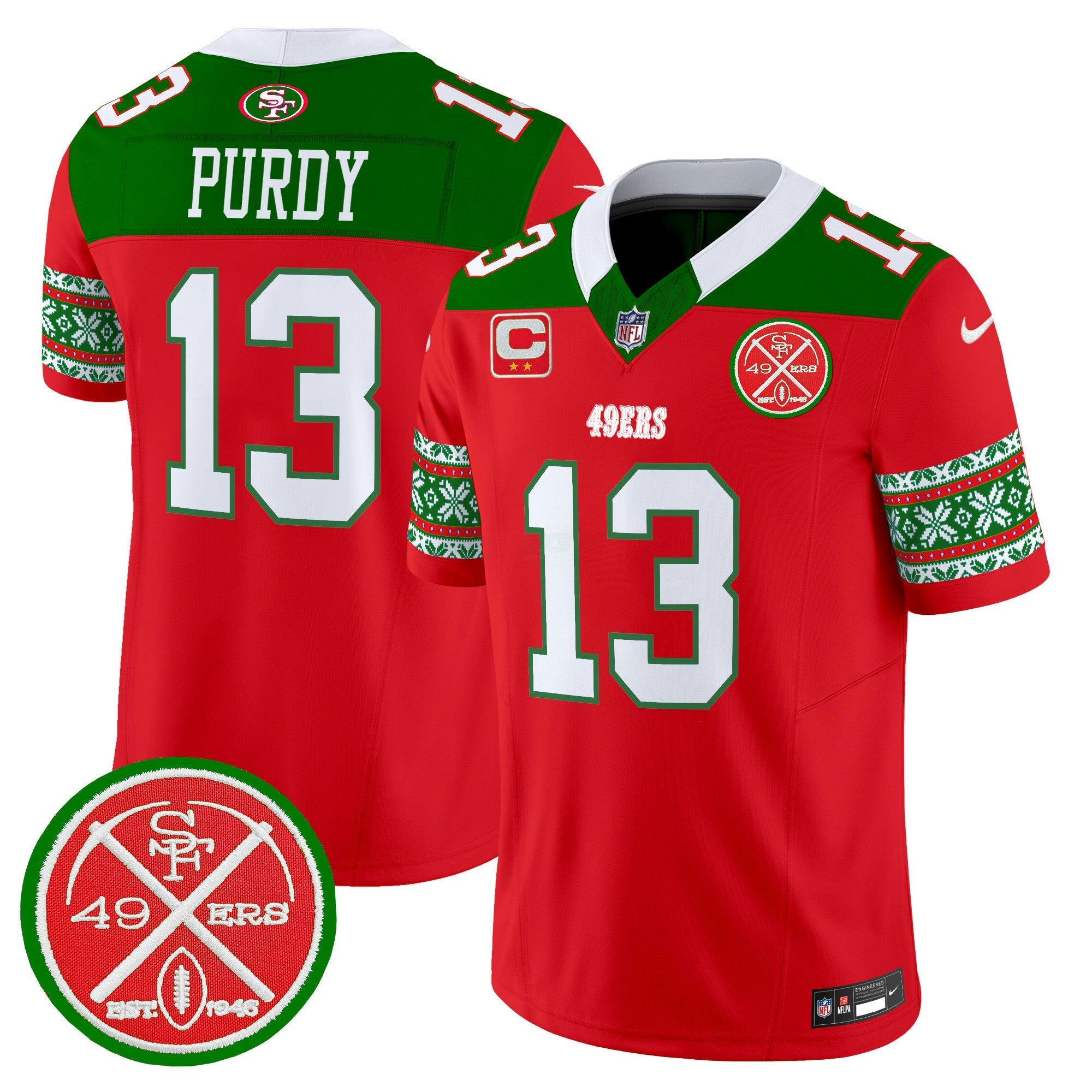 Camisa NFL Men’s 2024 Christmas Vapor Limited Jersey