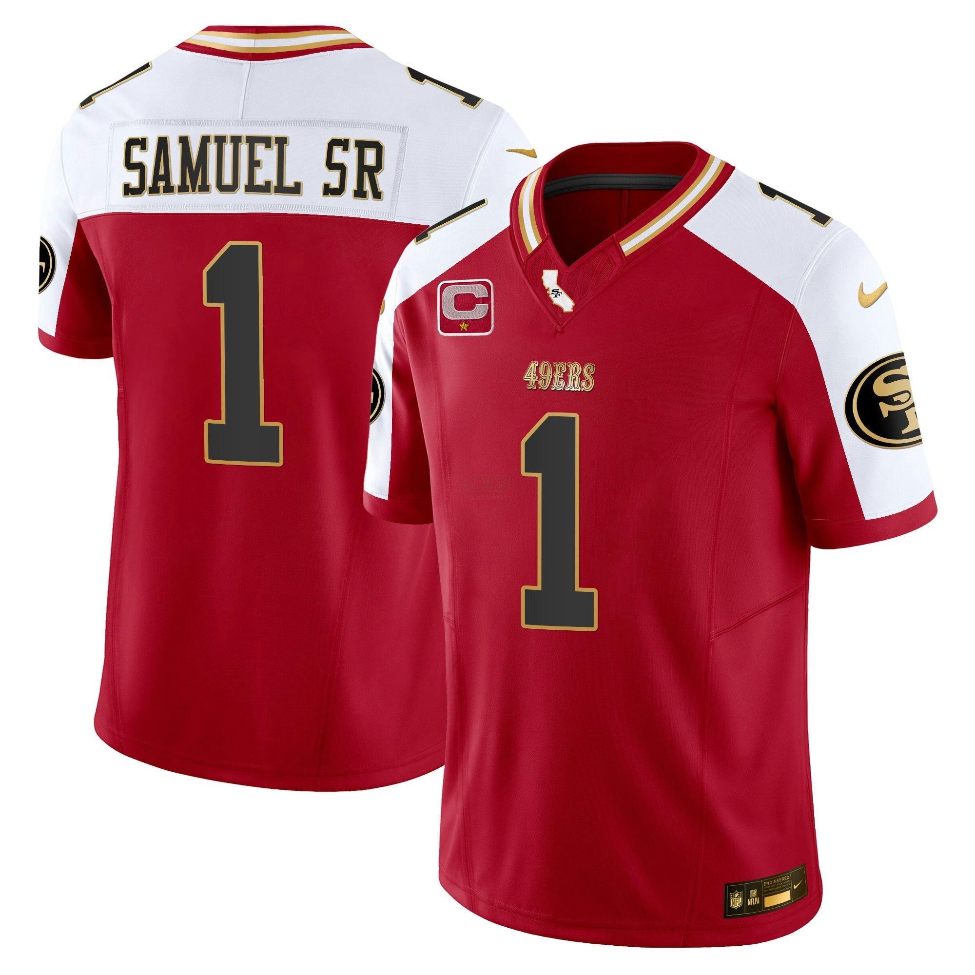 Camisa NFL Men’s 2024 Dourada Vapor Jersey