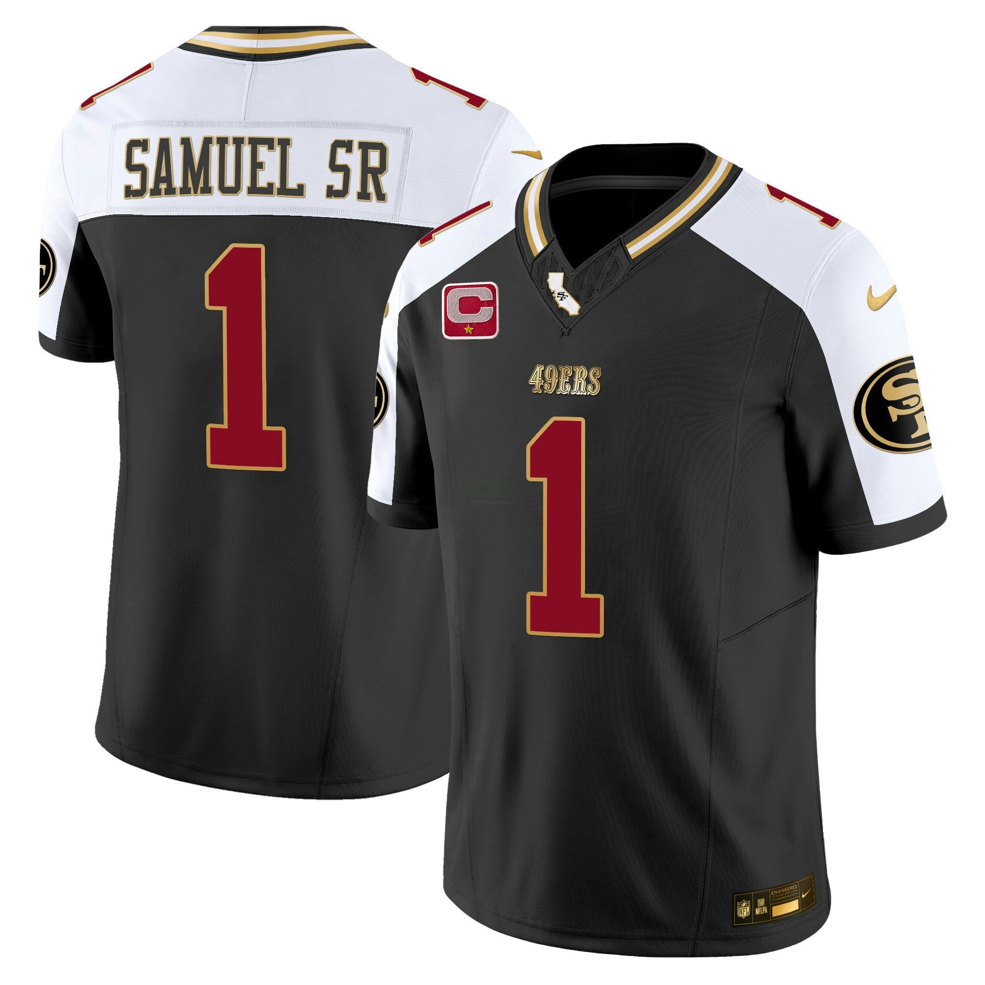 Camisa NFL Men’s 2024 Dourada Vapor Jersey